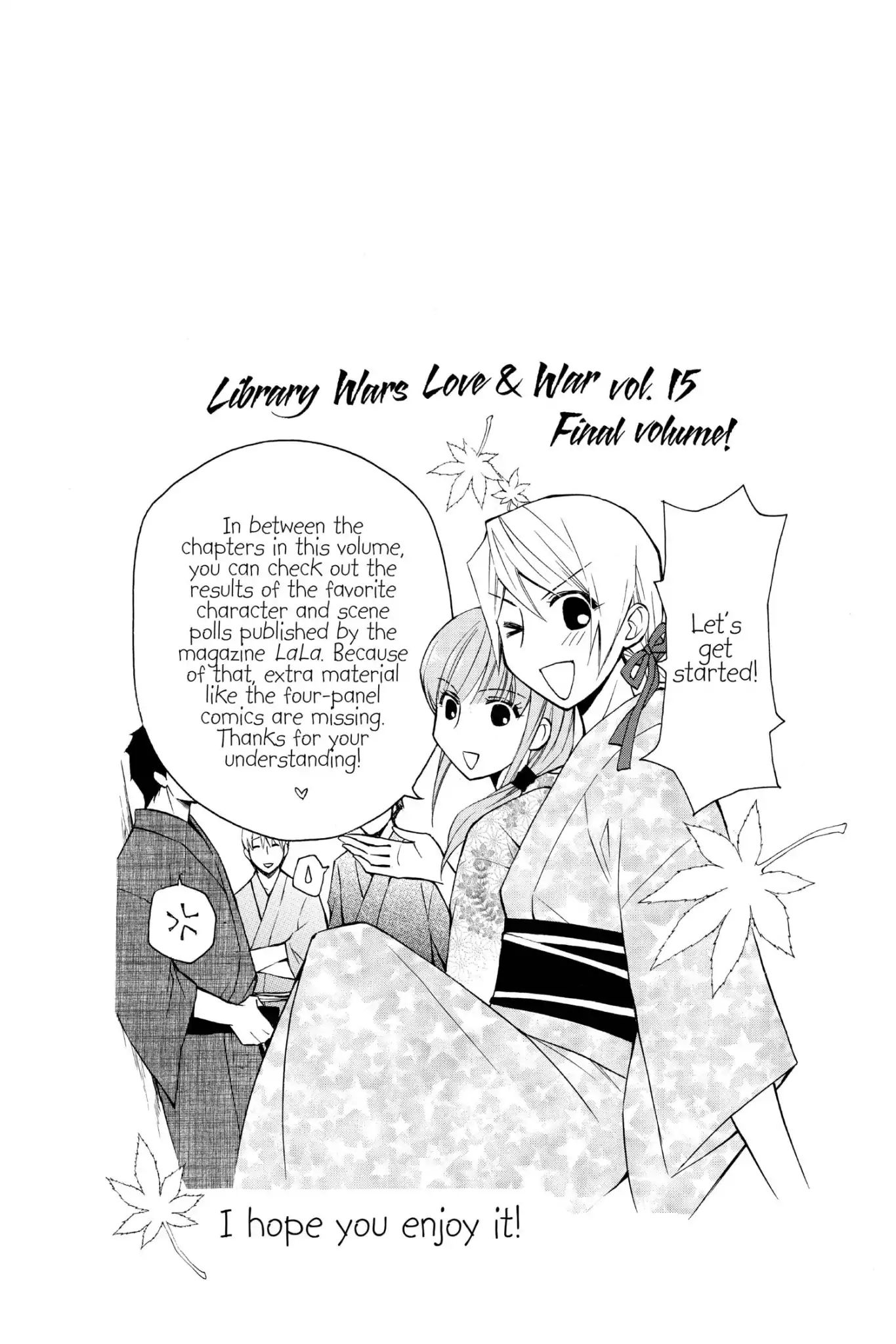 Toshokan Sensou: Love & War - Vol.15 Chapter 69