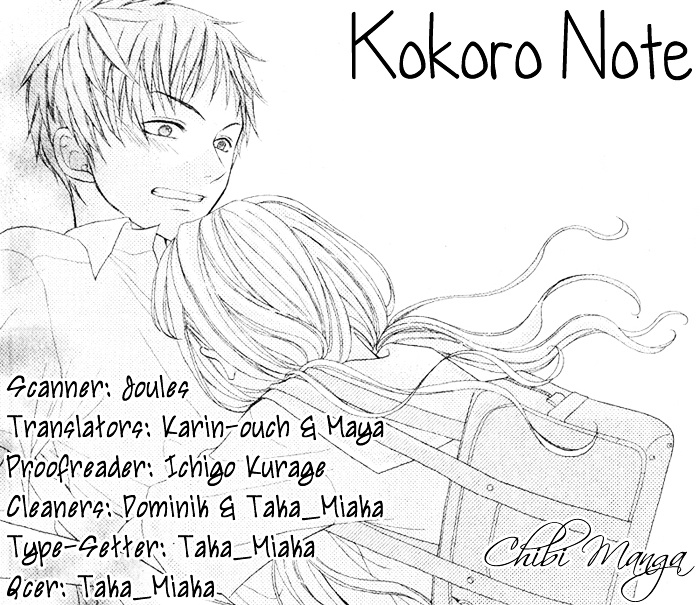 Kokoro Note - Chapter Ibi-Manga : [Oneshot]