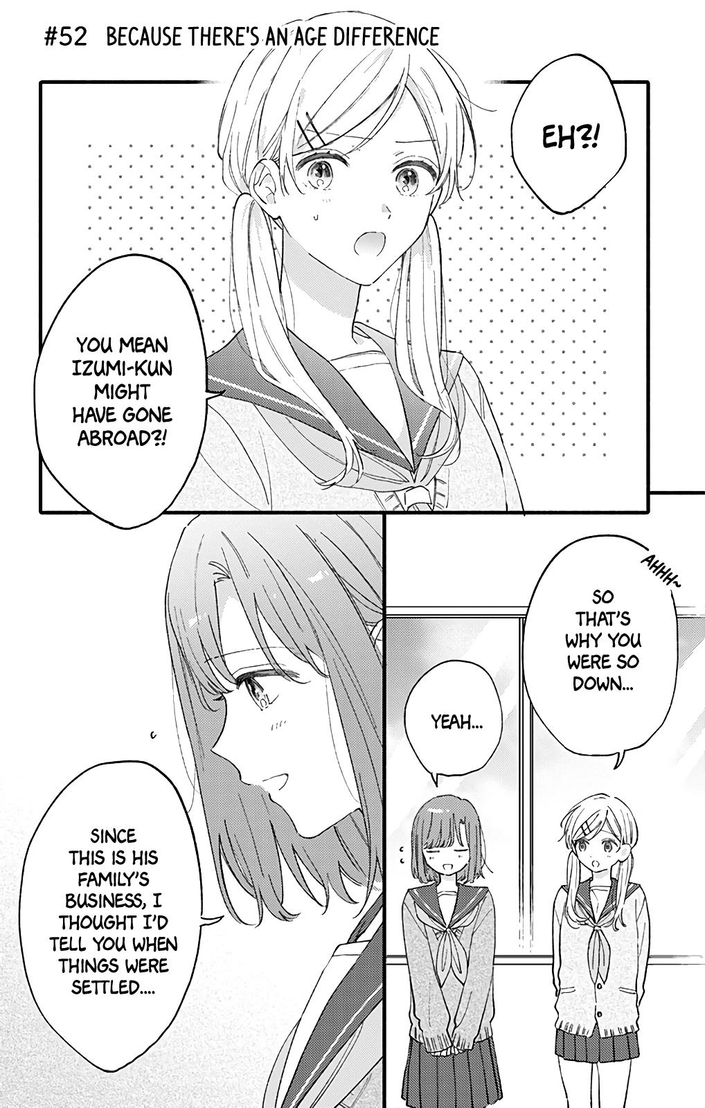 Sei-Chan, Your Love Is Too Much! - Vol.15 Chapter 52: Because There's An Age Difference