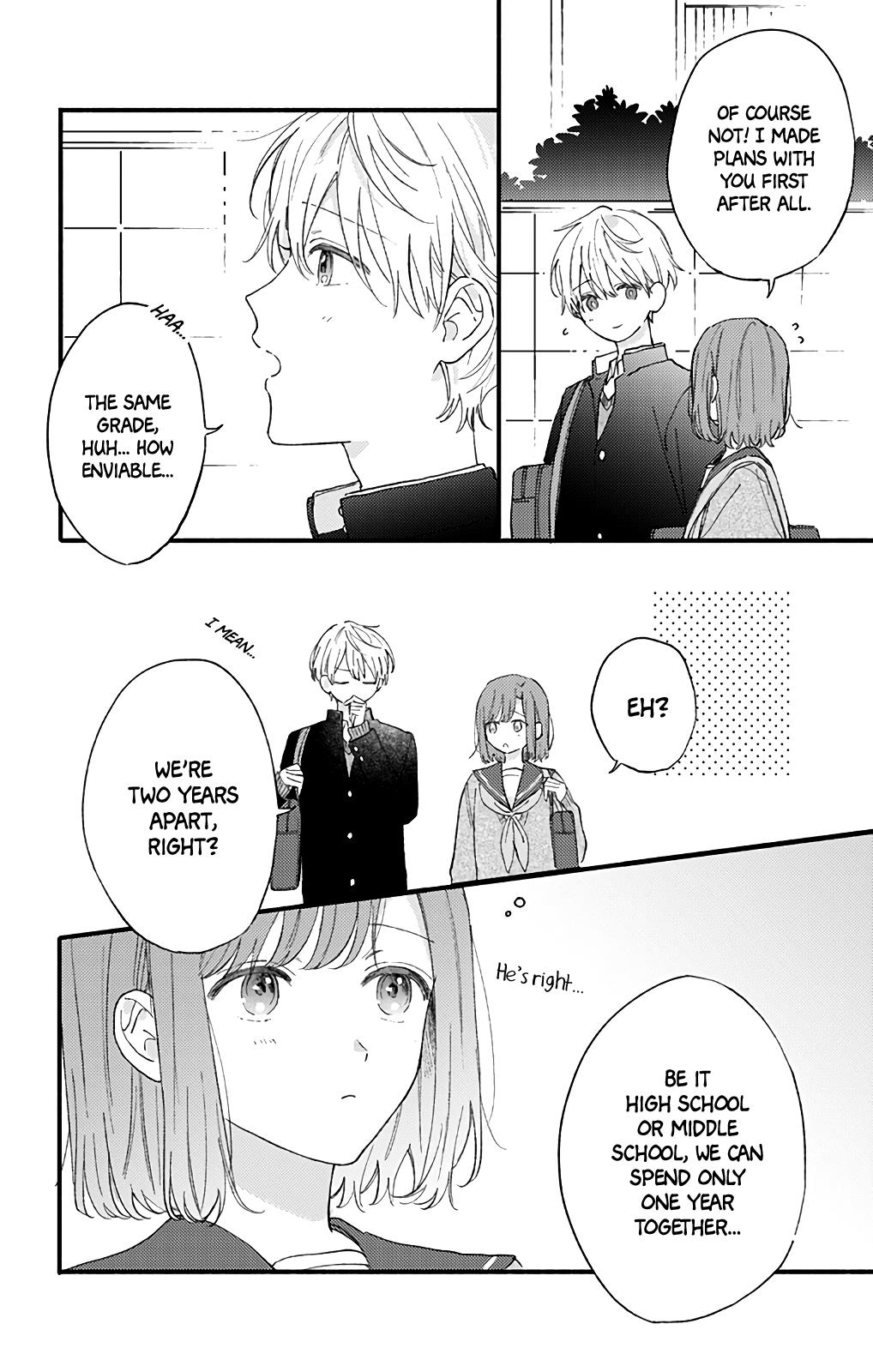 Sei-Chan, Your Love Is Too Much! - Vol.15 Chapter 52: Because There's An Age Difference