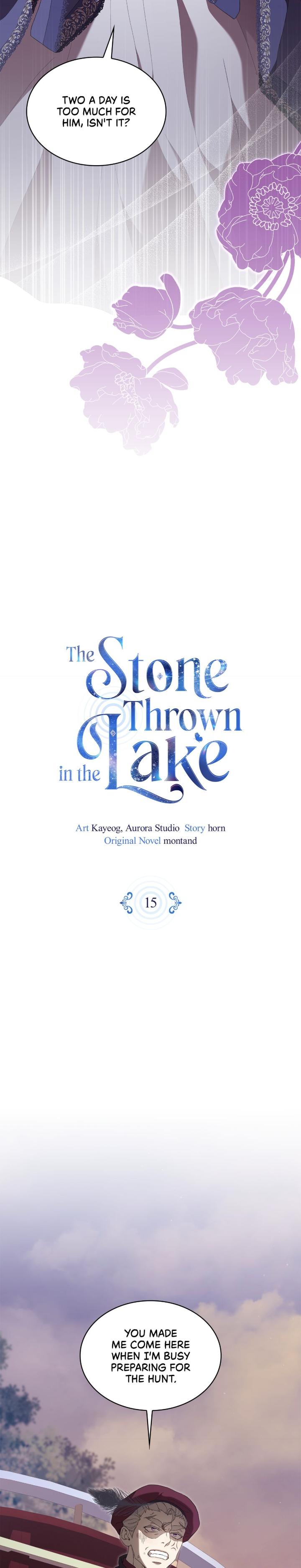 The Stone Thrown In The Lake - Chapter 15