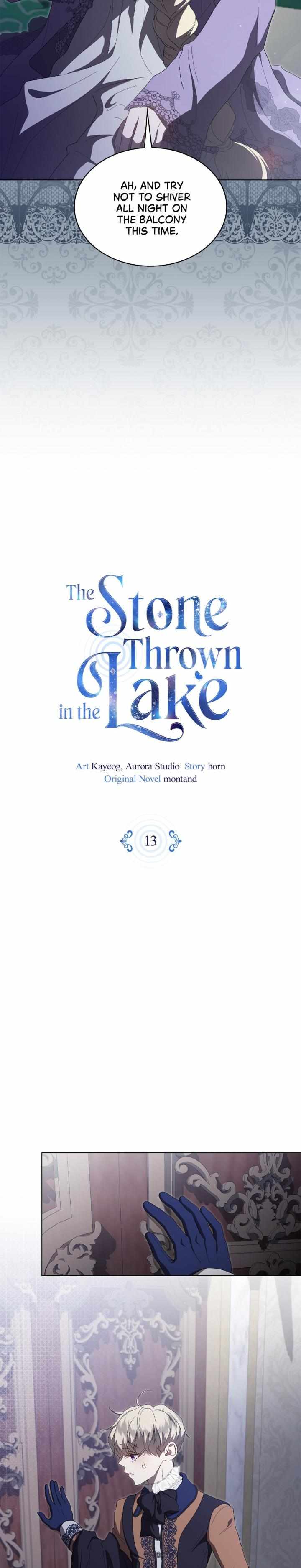 The Stone Thrown In The Lake - Chapter 13