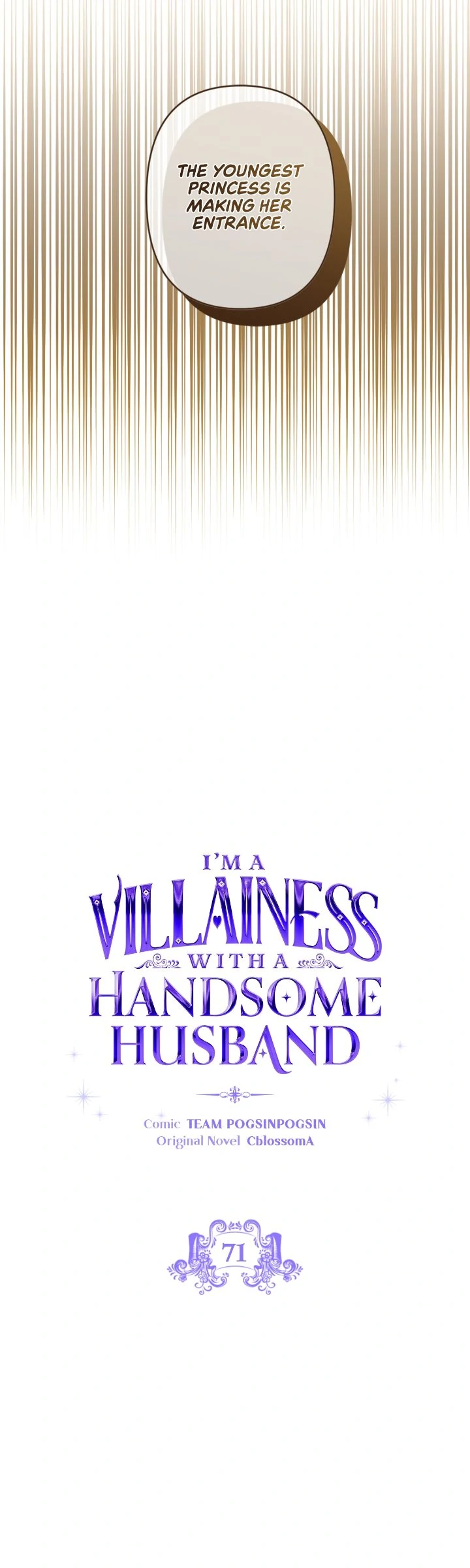 She’s A Villainess, But Her Husband Is Handsome - Chapter 71