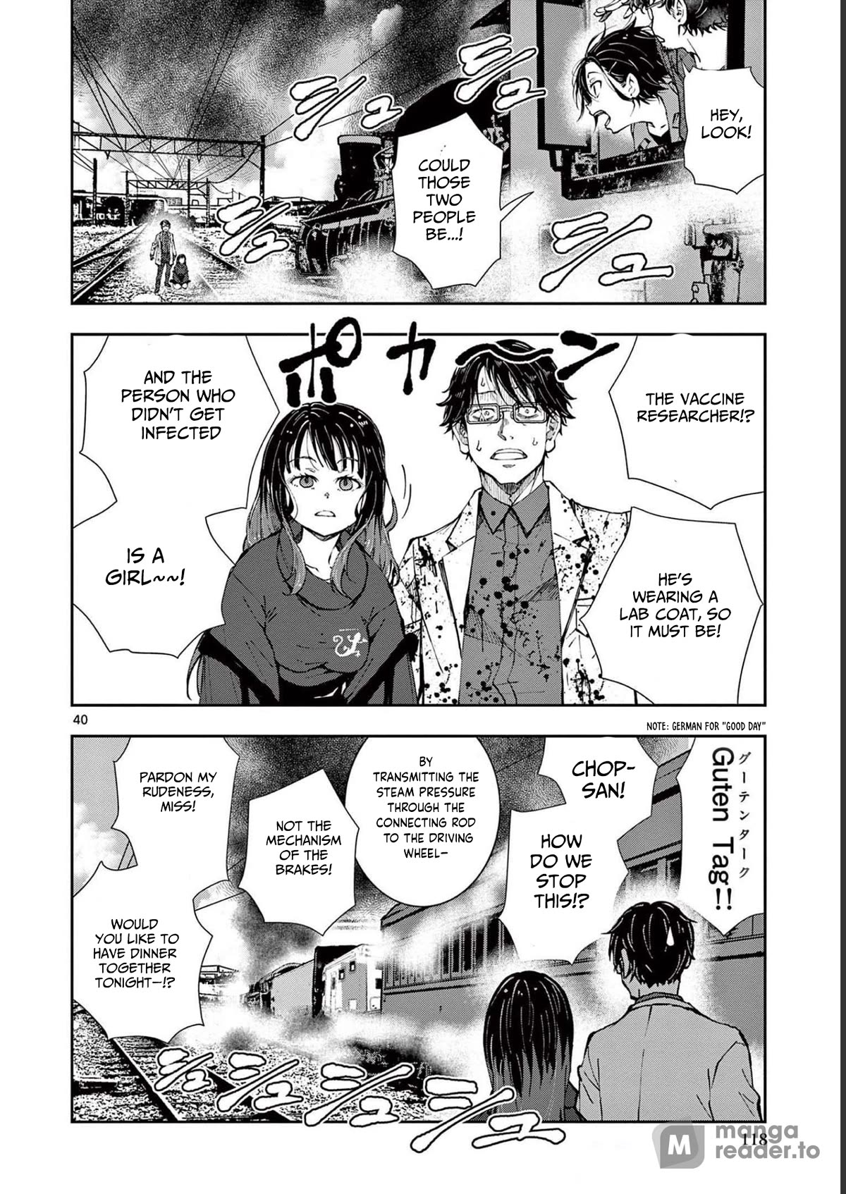 Zombie 100 ~100 Things I Want To Do Before I Become A Zombie~ - Chapter 45: Steam Locomotive Of The Dead