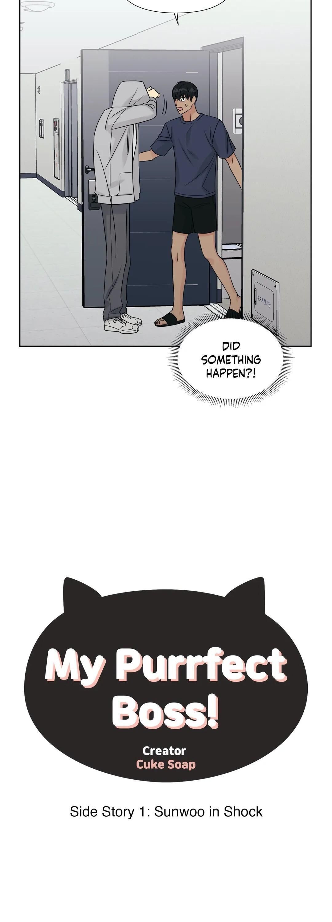 My Purrfect Boss! - Chapter 35 : Side Story 1: Sunwoo In Shock