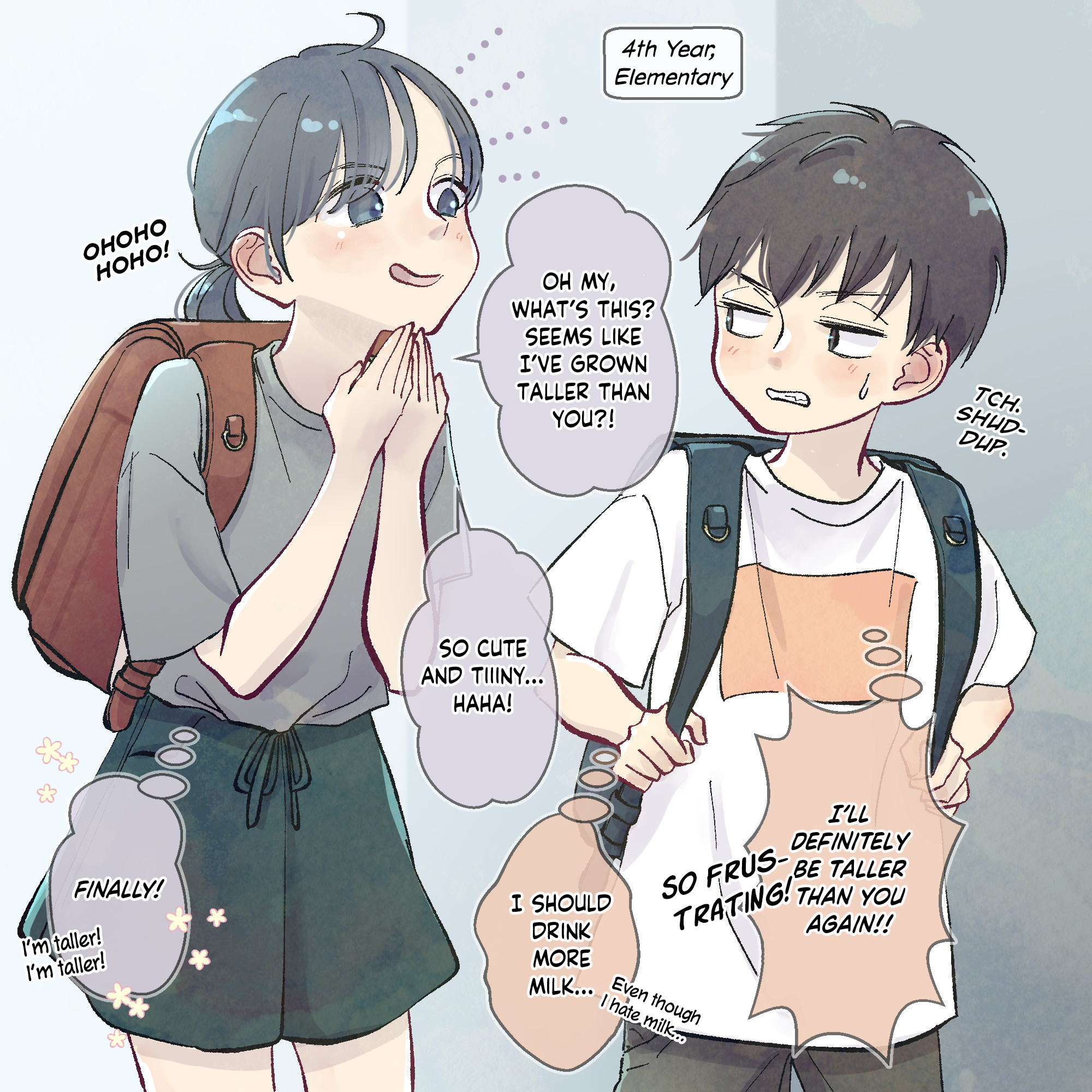 3-Gumi No Osananajimi - Chapter 2: Childhood Friends Conscious Of A Height Difference