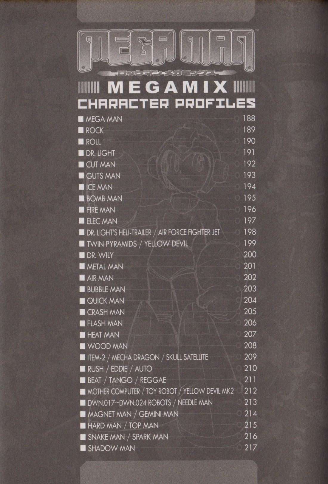 Rockman Megamix - Chapter 3.1: Character Profiles + Creator Interview