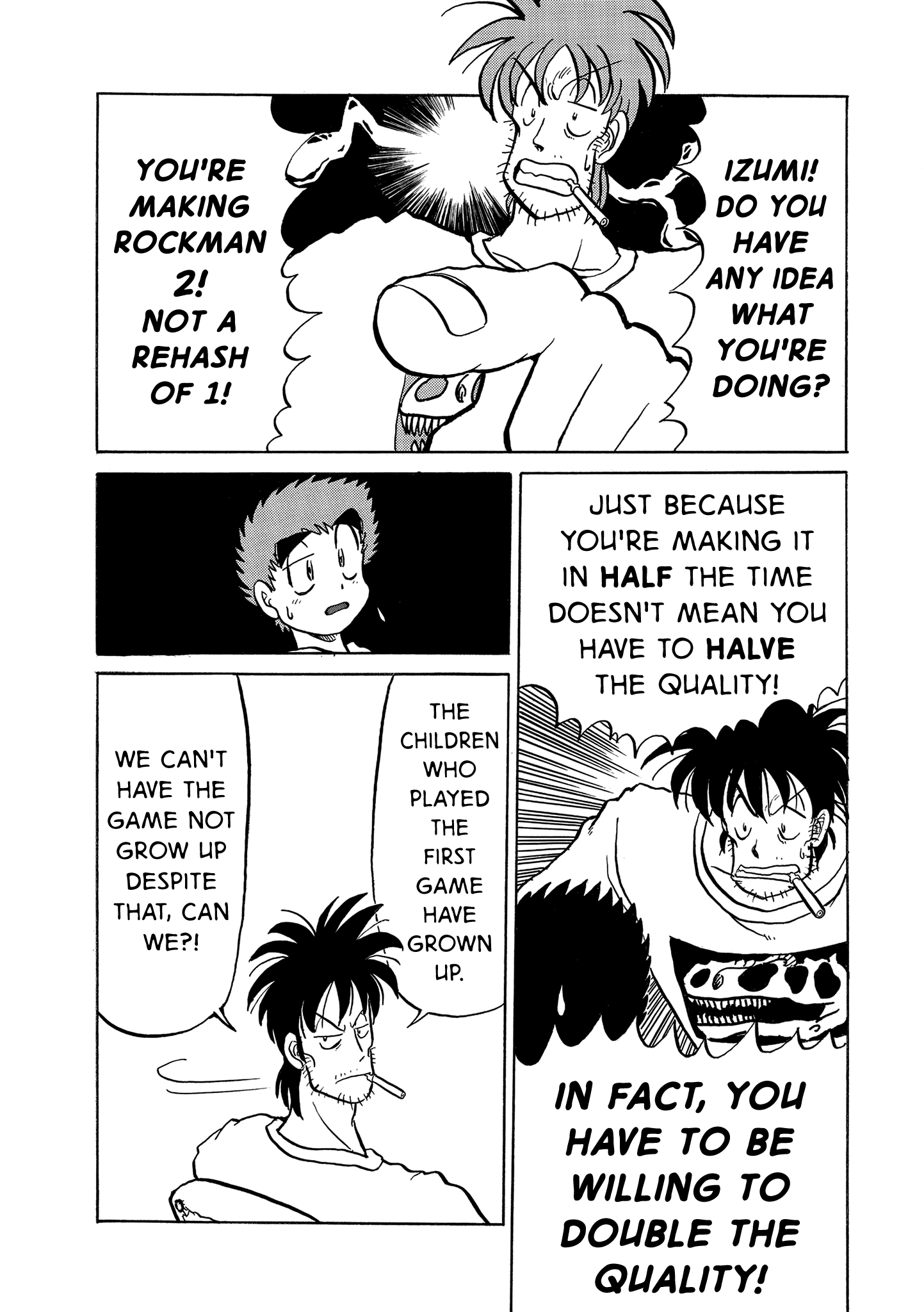 Rockman Megamix - Vol.2 Chapter 4: The Men Who Made Rockman — Rockman Birth Legend (Part Two)