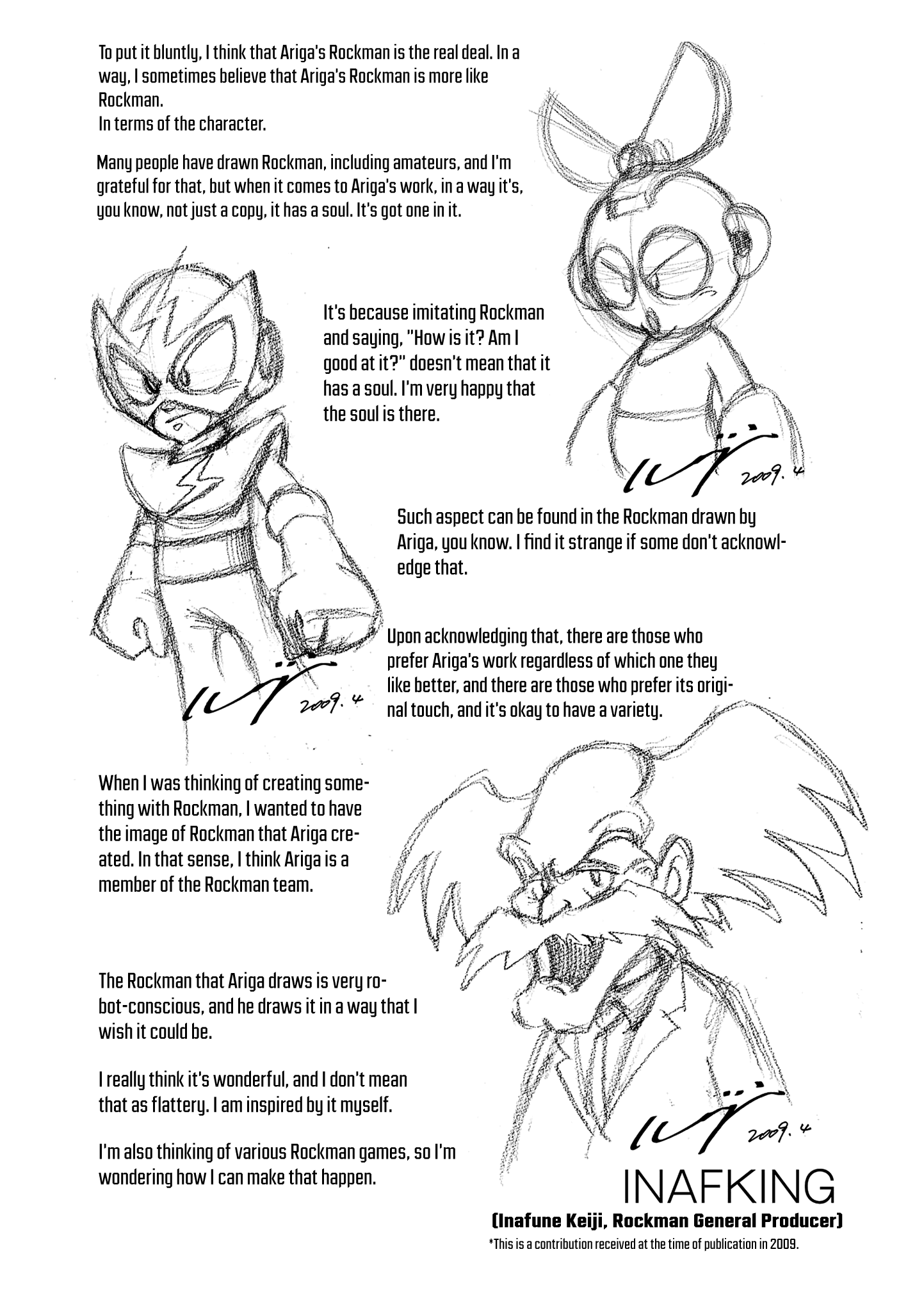 Rockman Megamix - Vol.1 Chapter 5: The Men Who Made Rockman — Rockman Birth Legend (Part One)