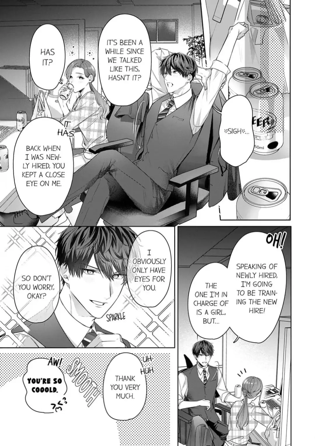 Shinya Zangyou - Nikushoku Kouhai No Iki Tsukushi Kotobazeme Sex - Chapter 1