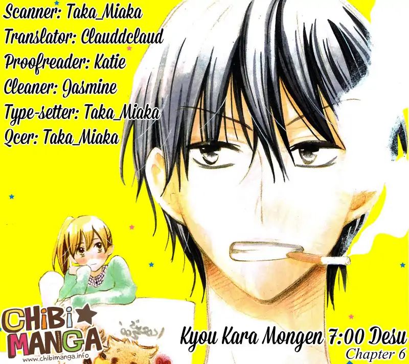 Kyou Kara Mongen 7:00 Desu - Vol.2 Chapter 6