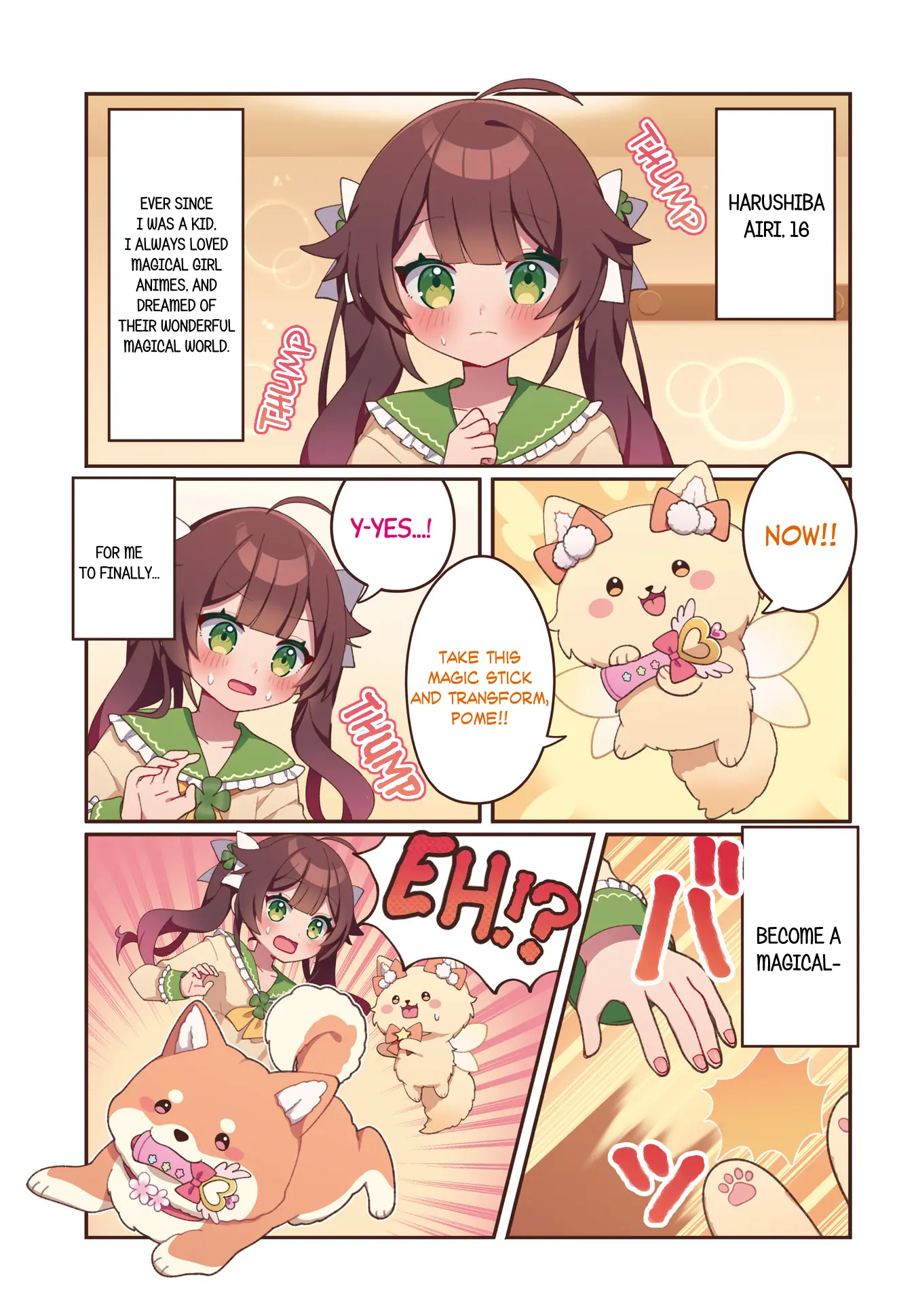 Mahou Shiba Inu★Hanamaru - Chapter 1