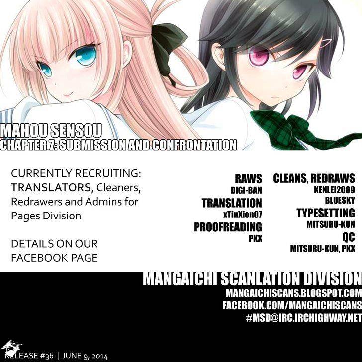 Mahou Sensou - Chapter 7 : Submission And Confrontation