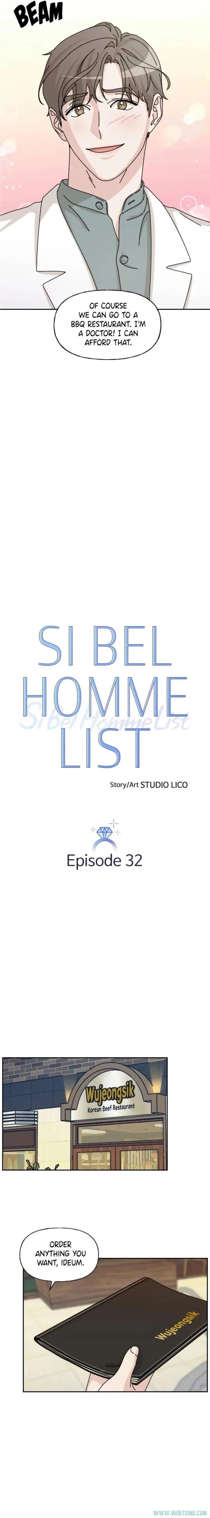 Si Bel Homme List - Chapter 32