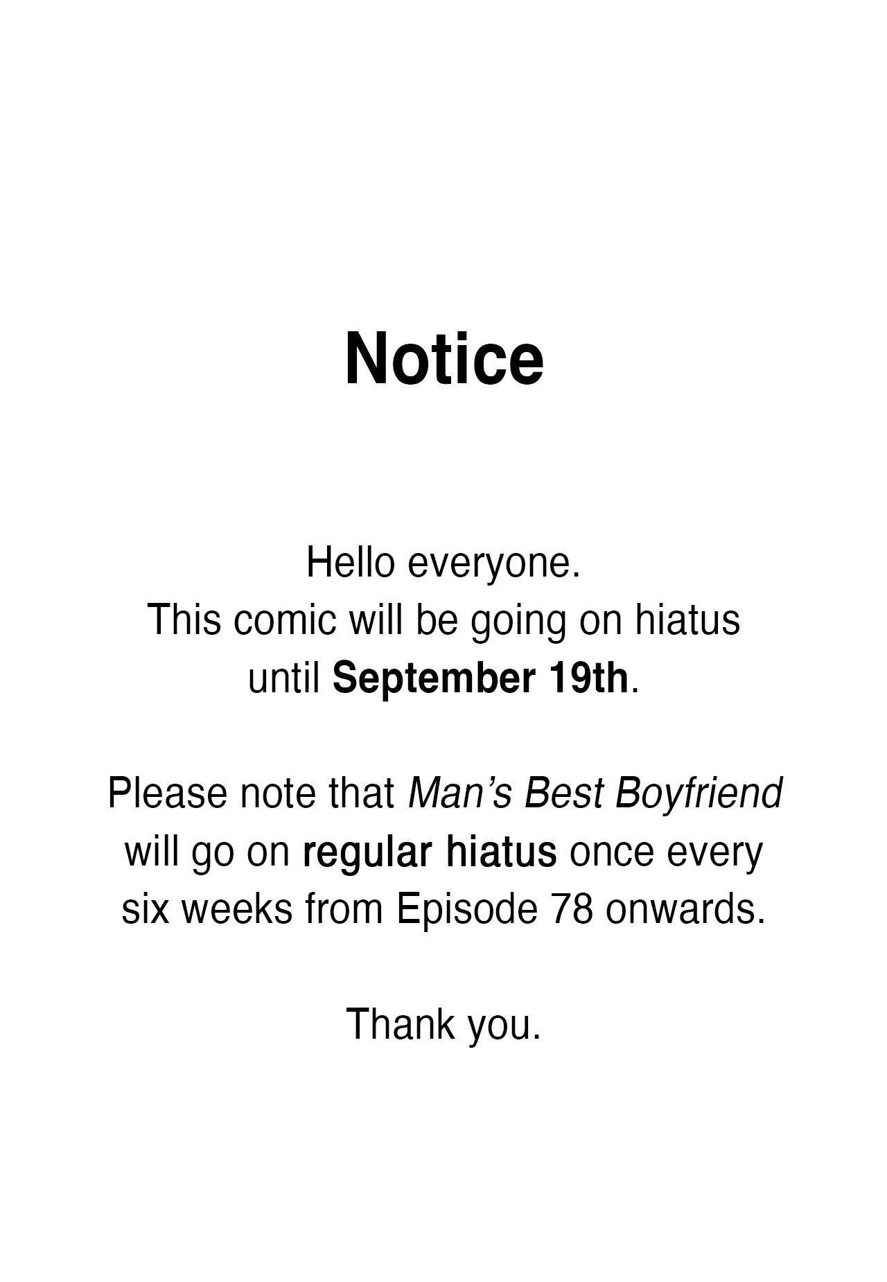 Man's Best Boyfriend - Hitaus. : Hiatus