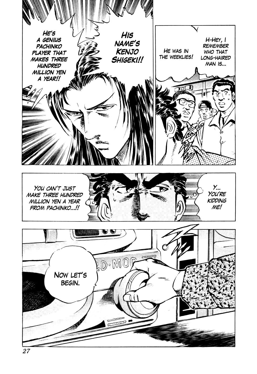 Legend Of The End-Of-Century Gambling Wolf Saga - Vol.2 Chapter 8: The Vagrant Genius Pachinko Player, Part 1