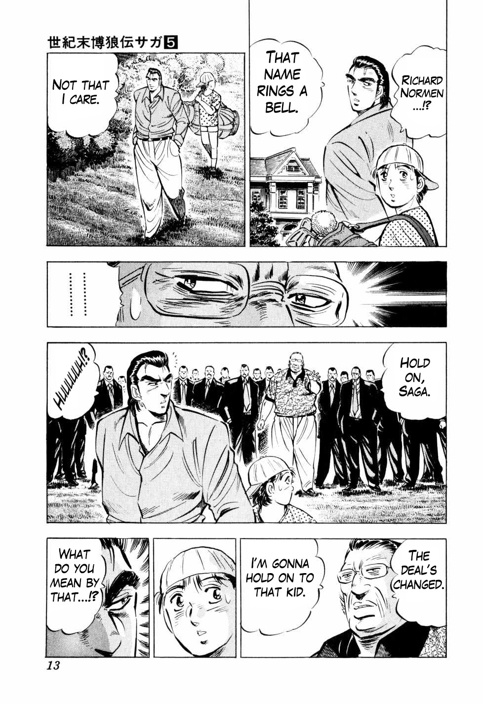 Legend Of The End-Of-Century Gambling Wolf Saga - Vol.5 Chapter 32: Golf Betting, Part 4