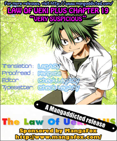 Law Of Ueki Plus - Vol.3 Chapter 19 : Very Suspicious