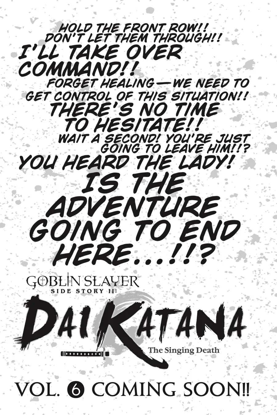 Goblin Slayer Gaiden 2: Tsubanari No Daikatana - Chapter 23.6