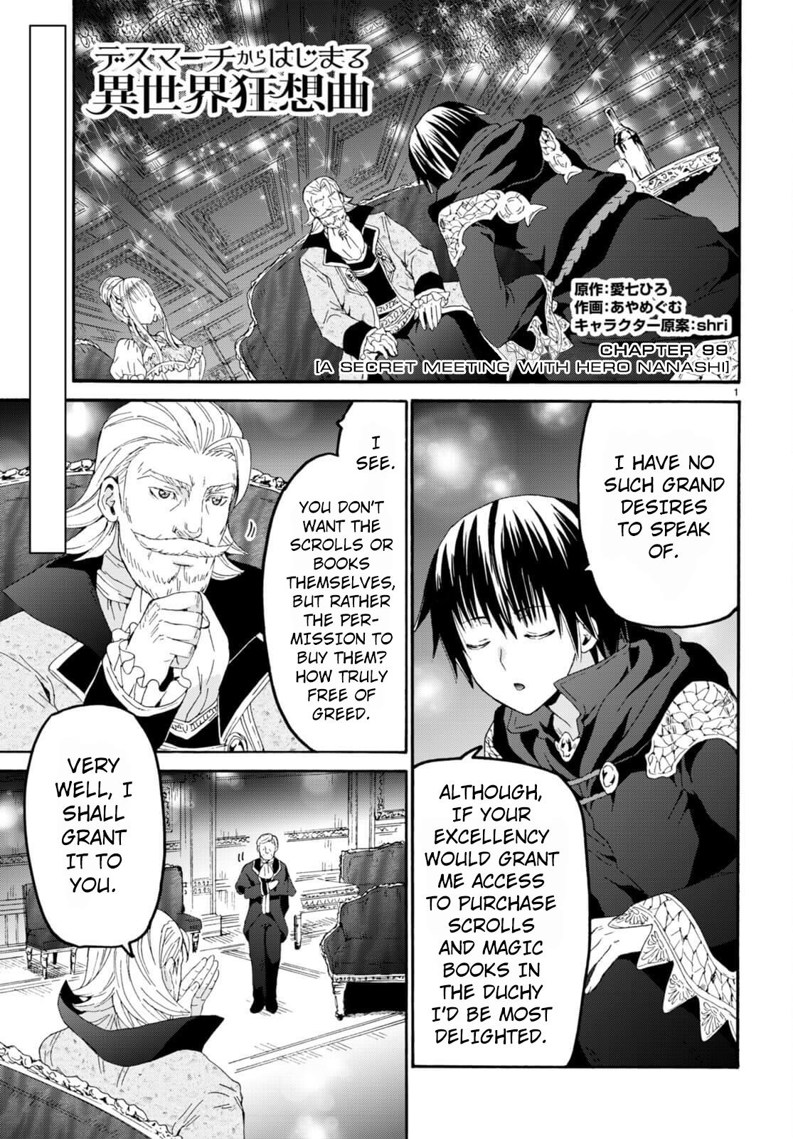 Death March Kara Hajimaru Isekai Kyousoukyoku - Vol.16 Chapter 99: A Secret Meeting With Hero Nanashi