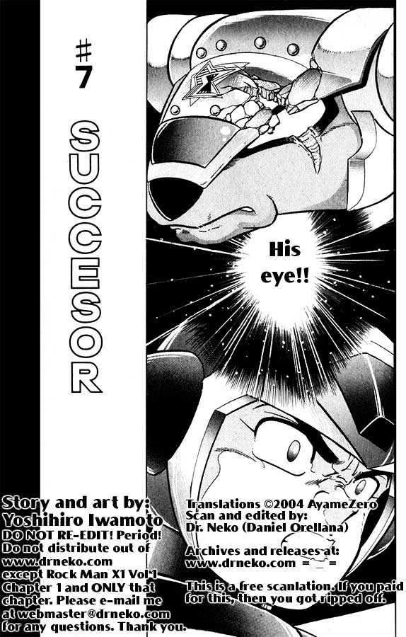 Rockman X - Vol.2 Chapter 7 : Succesor