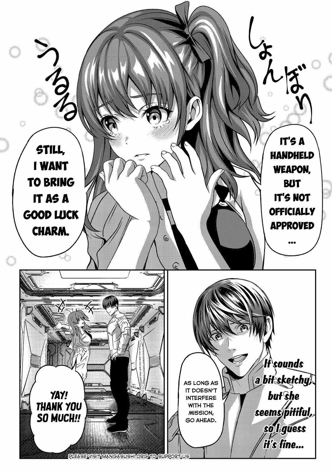 Koko Wa Makasete Sakini Ike! Wo Shitai Shinitagari No Nozomanu Uchuu Gekokujou - Chapter 3