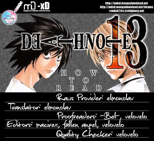 Death Note - Vol.tbd Chapter 110 : How To Read