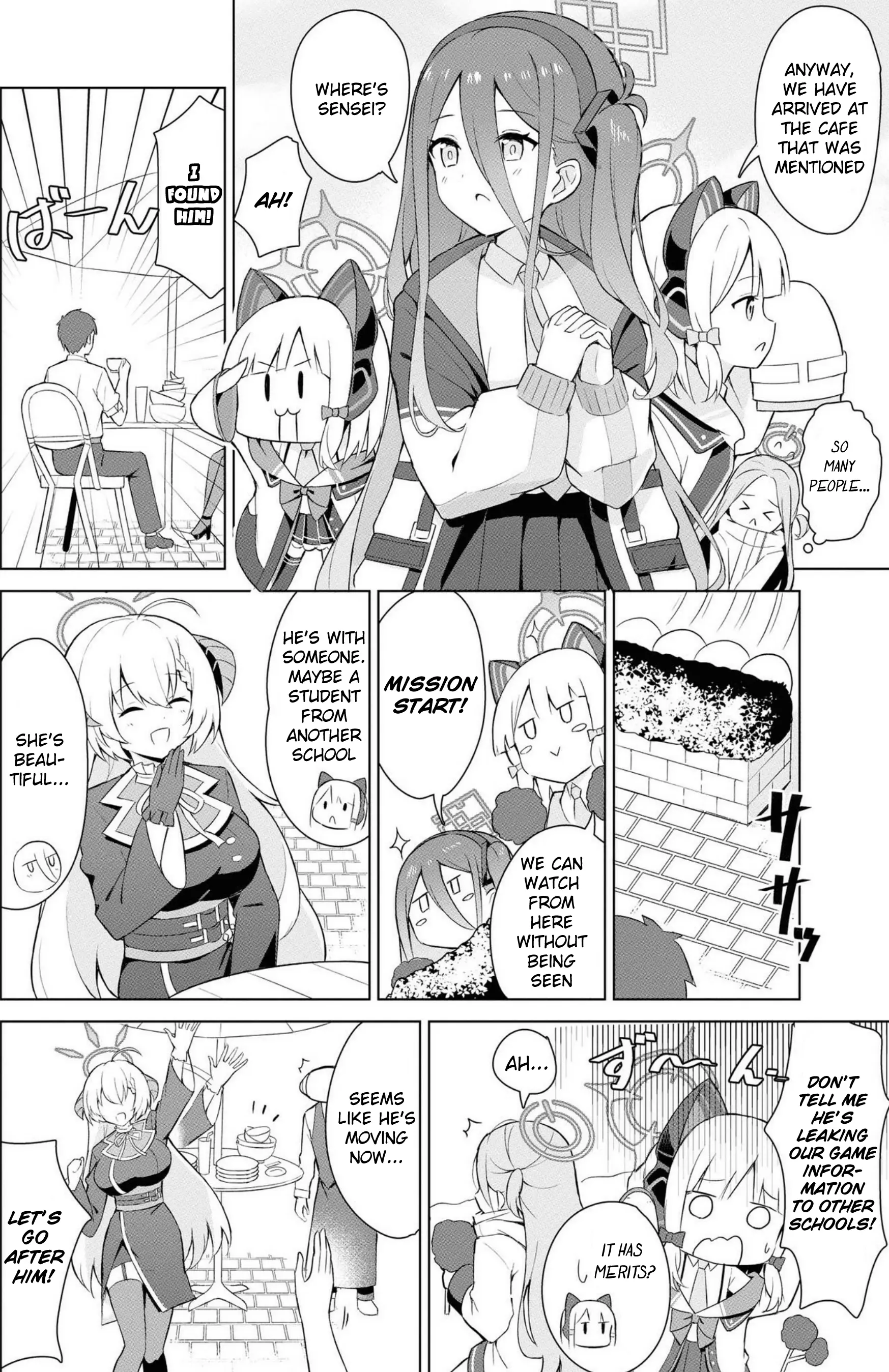 Blue Archive Comic Anthology - Vol.1 Chapter 6: Limited-Time Quest: The Tailing Sensei Mission