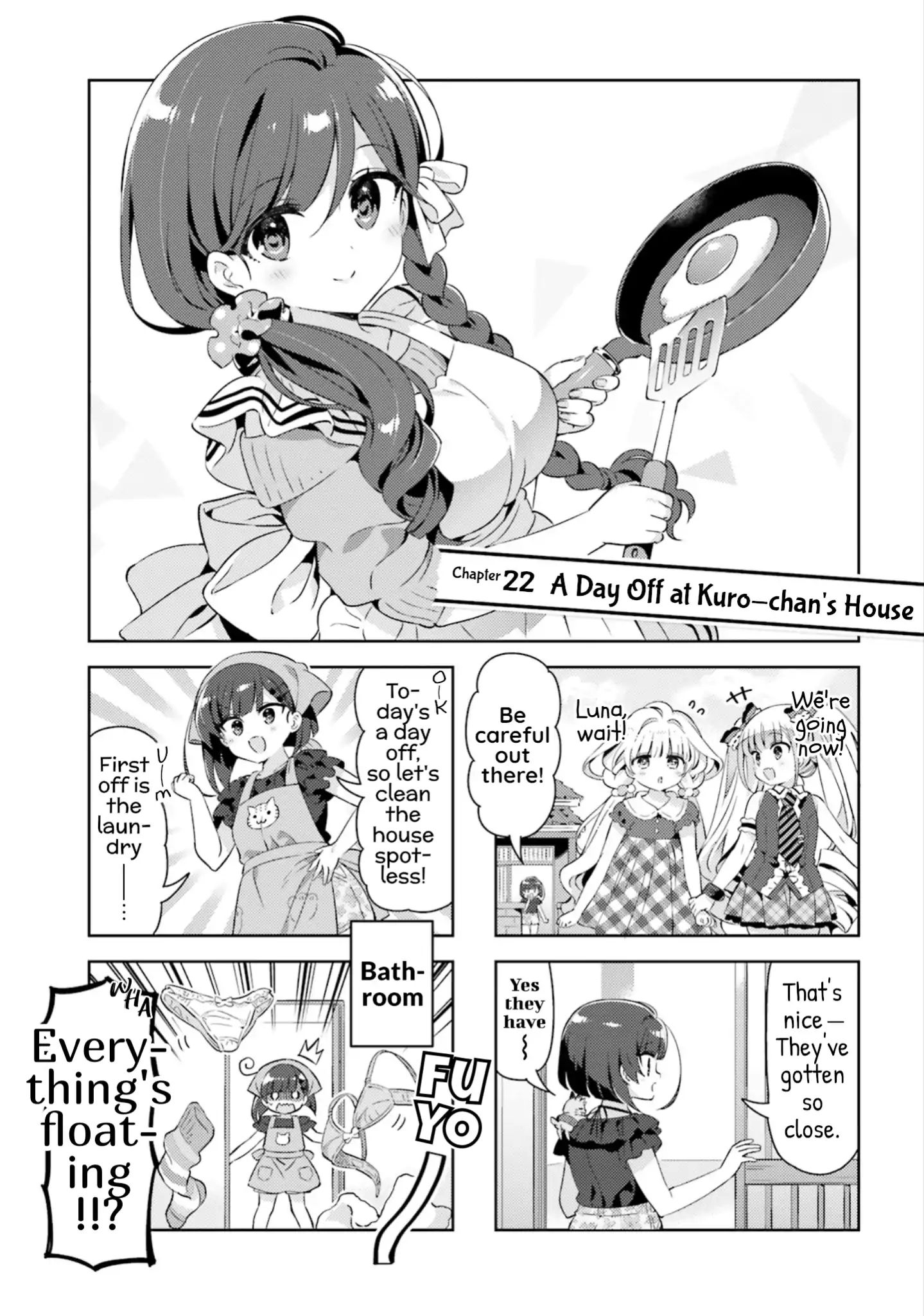 Kuro-Chan Chi No Oshiire Ga Tsukaenai Riyuu - Vol.2 Chapter 22: A Day Off At Kuro-Chan's House