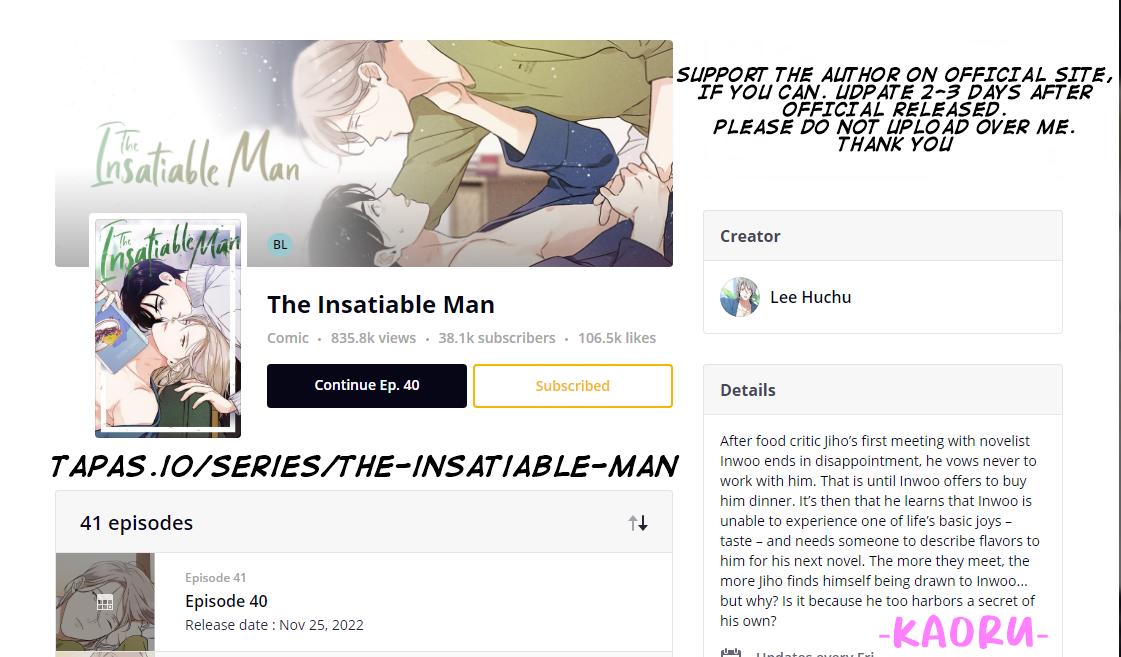 The Insatiable Man - Season.2  Chapter 51