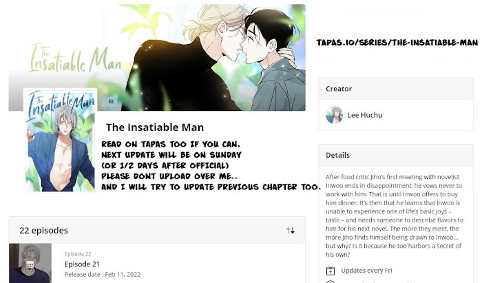 The Insatiable Man - Chapter 38 : Official