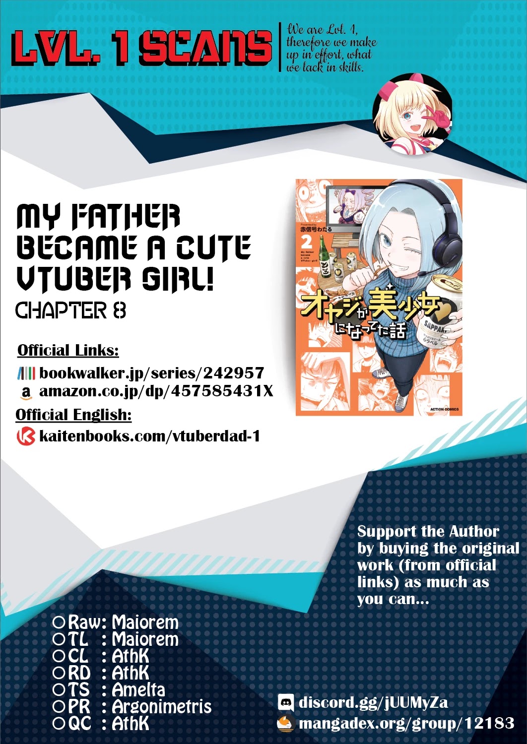 My Father Became A Cute Vtuber Girl! - Chapter 8