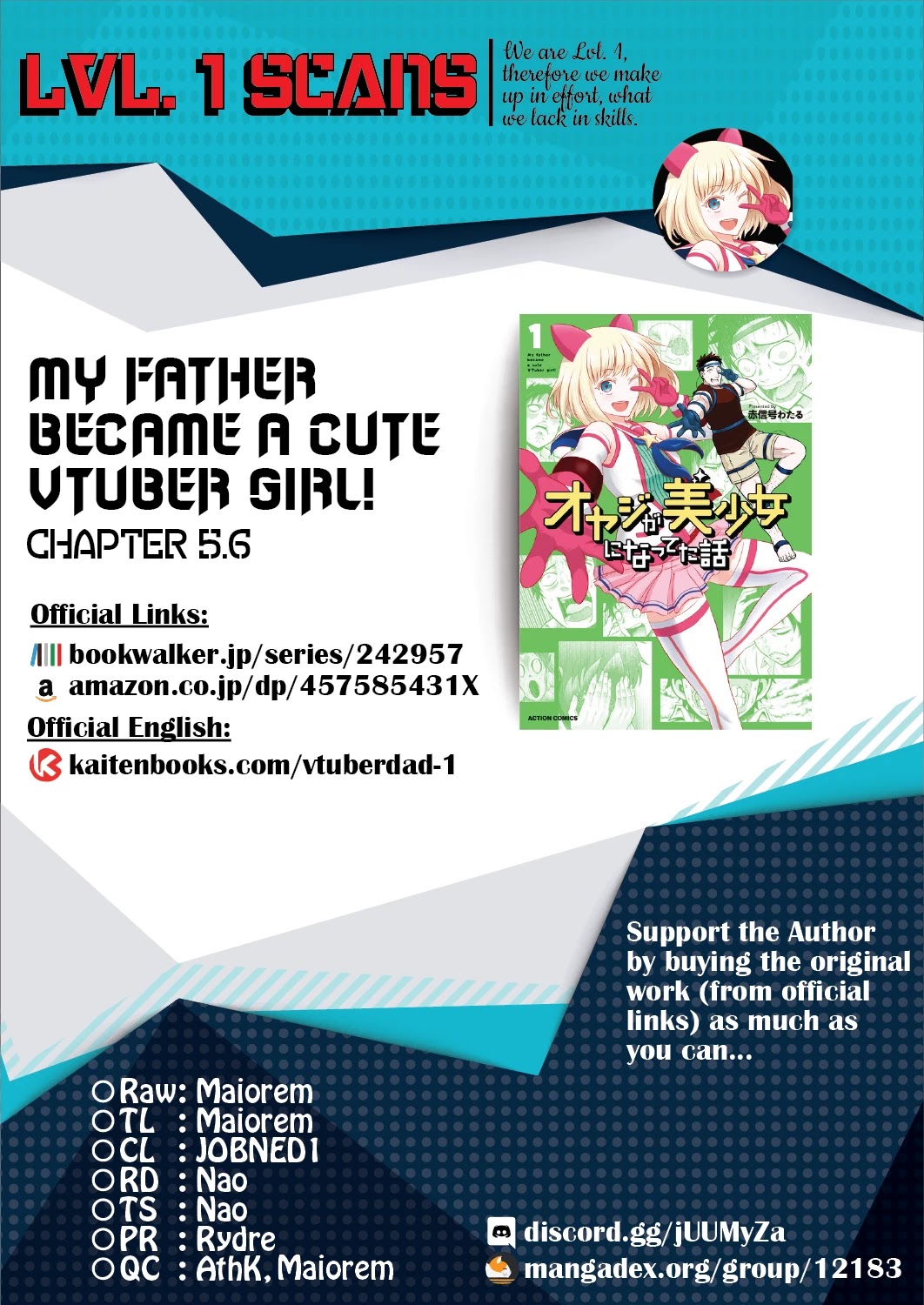 My Father Became A Cute Vtuber Girl! - Chapter 5.7: Past Episode