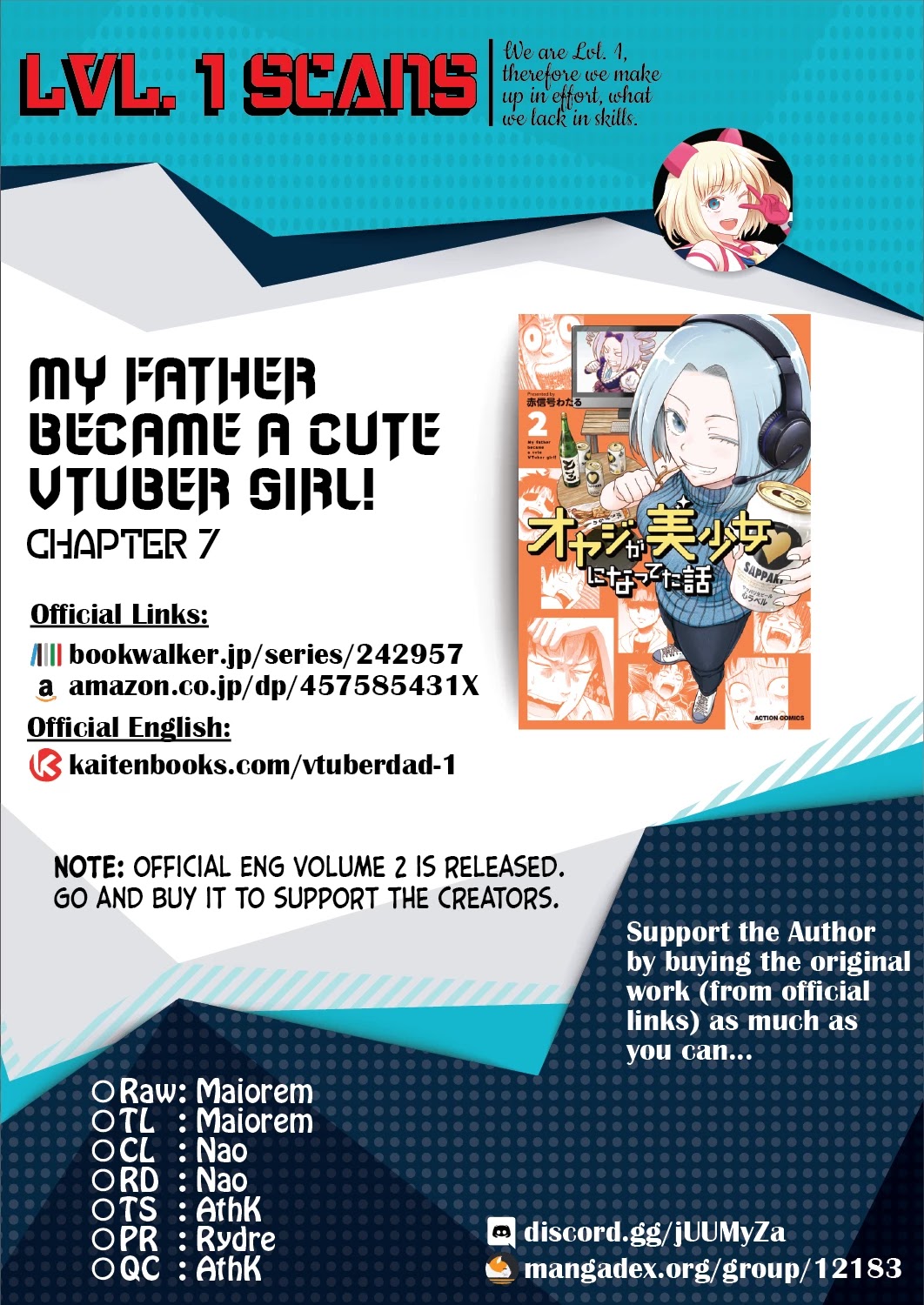 My Father Became A Cute Vtuber Girl! - Chapter 7