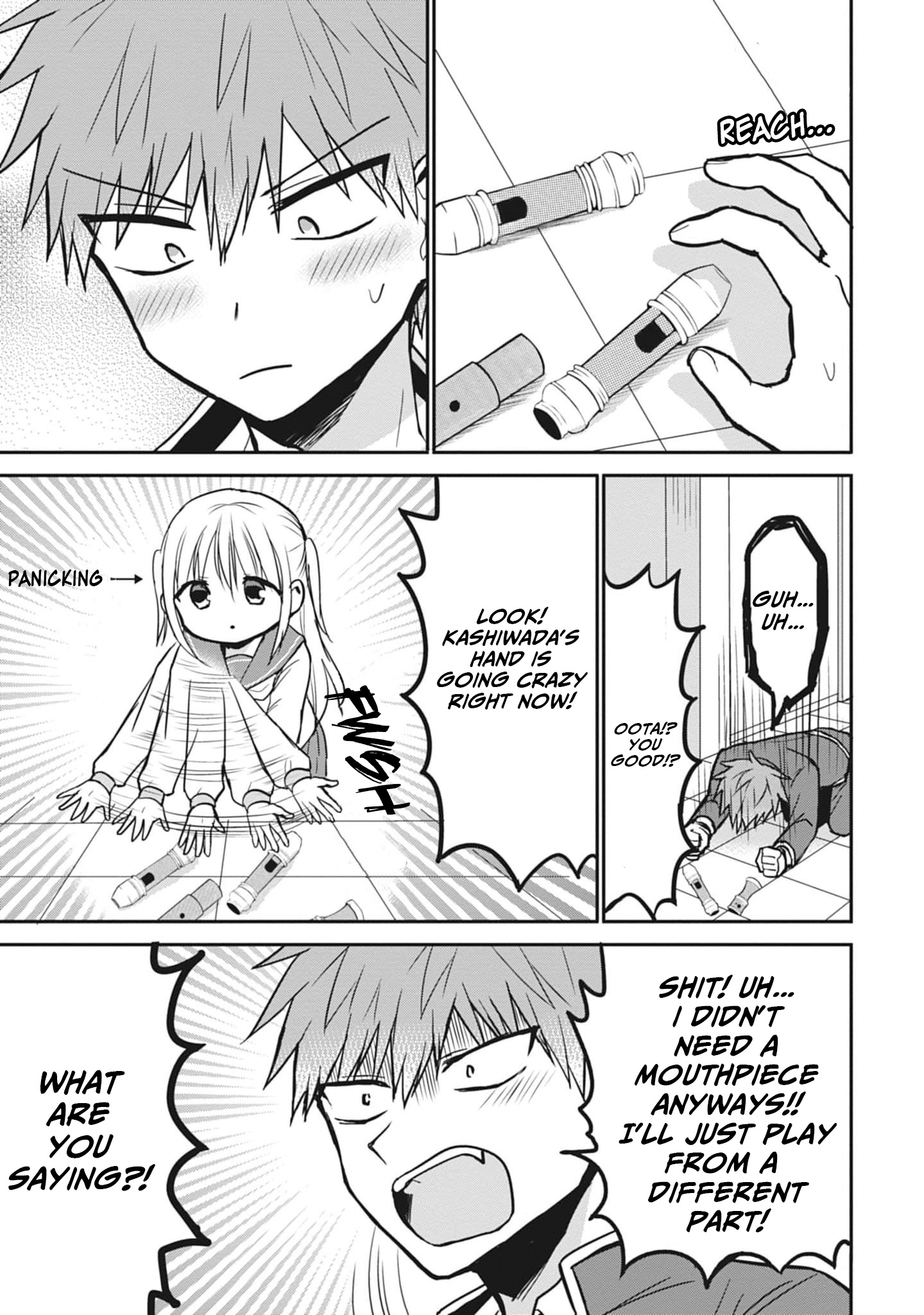 Expressionless Kashiwada-San And Emotional Oota-Kun - Vol.7 Chapter 77: Kashiwada-San's Recorder