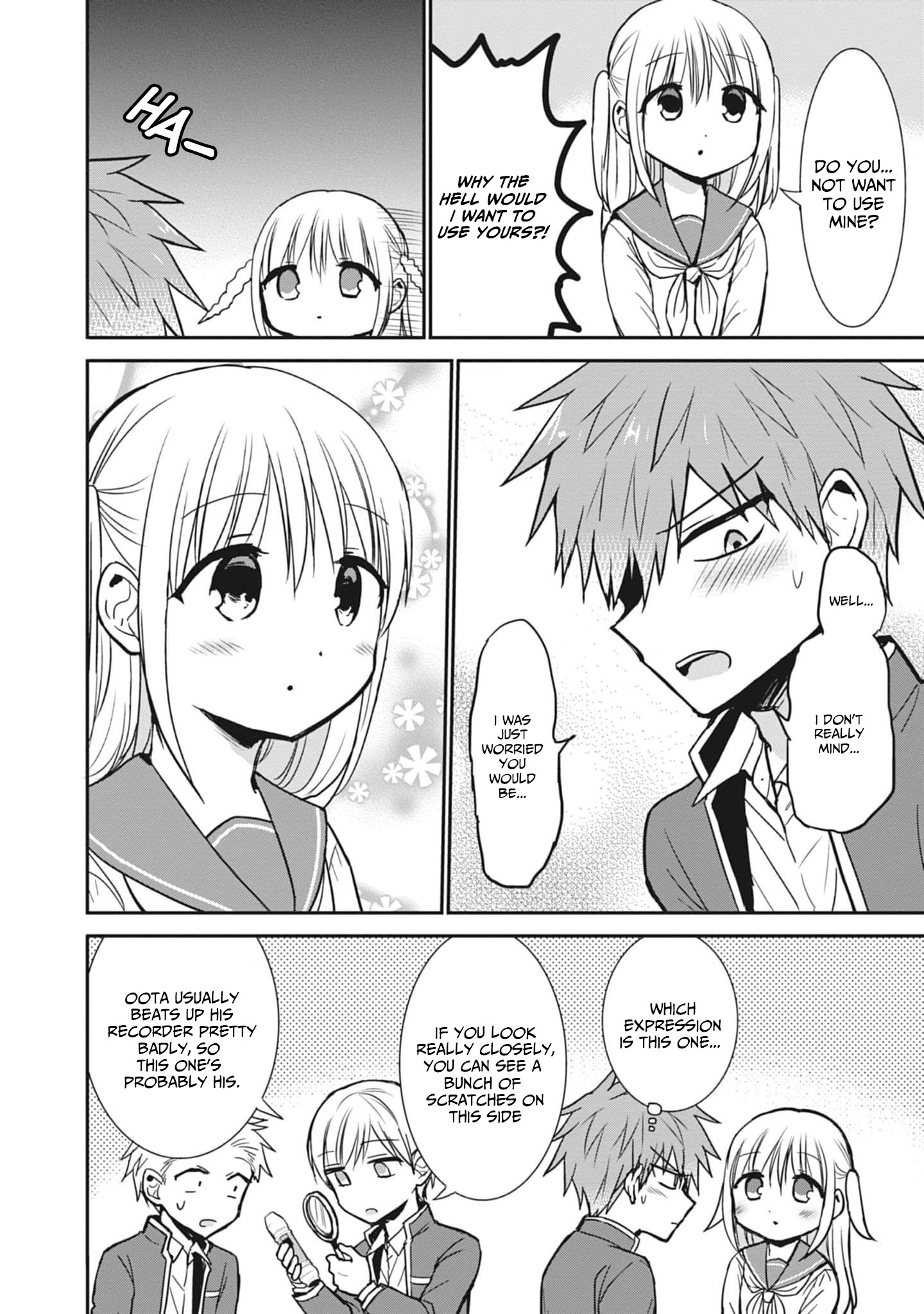 Expressionless Kashiwada-San And Emotional Oota-Kun - Vol.7 Chapter 77: Kashiwada-San's Recorder