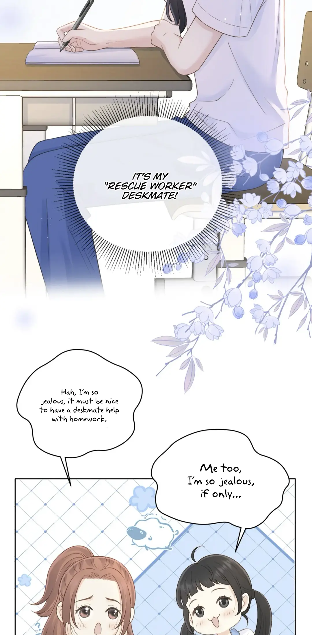 Her Mountain, Her Ocean - Vol.2 Chapter 38: "Rescue Worker" Deskmate