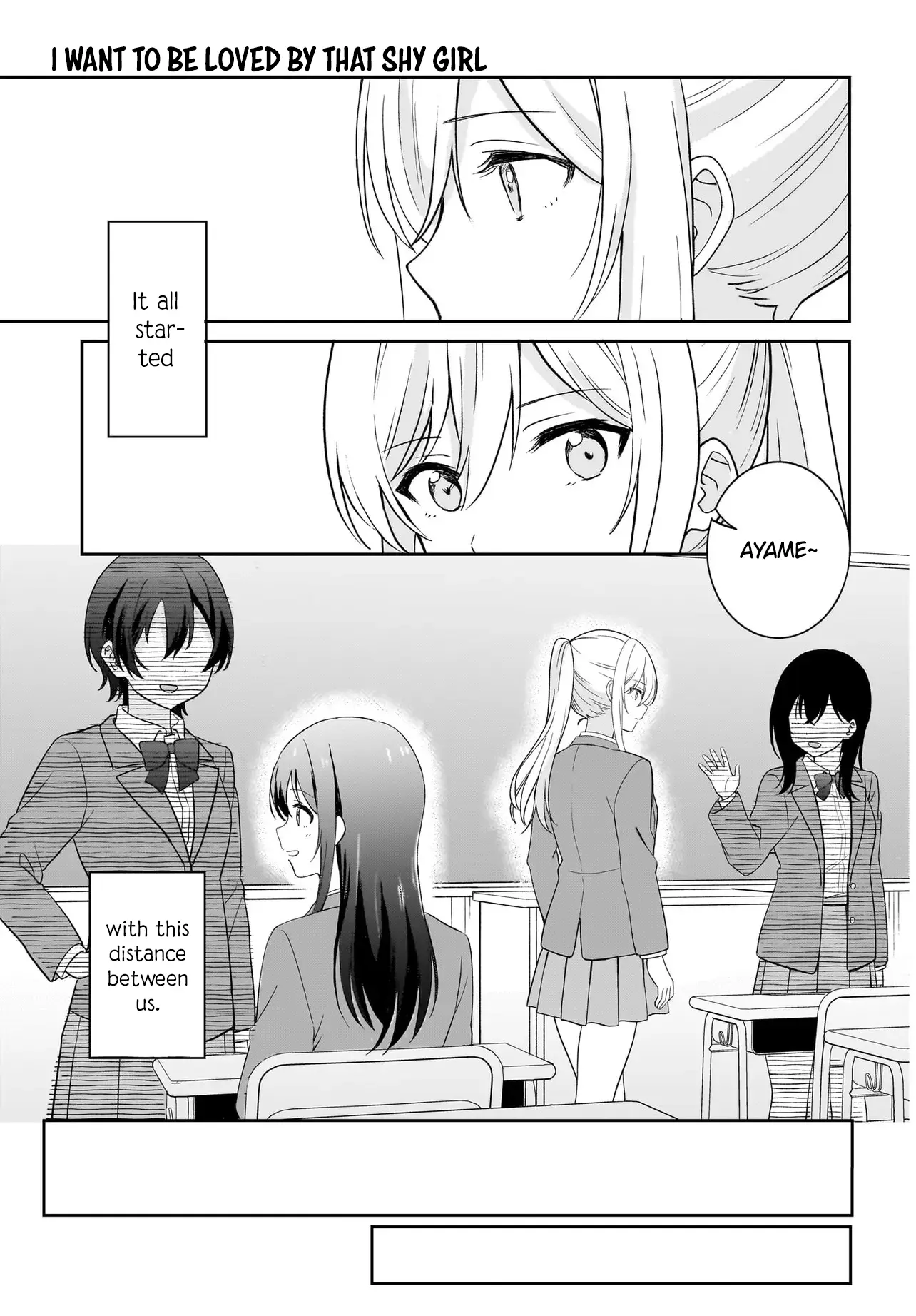 Shy Na Ano Ko Ni Natsukaretai - Chapter 1