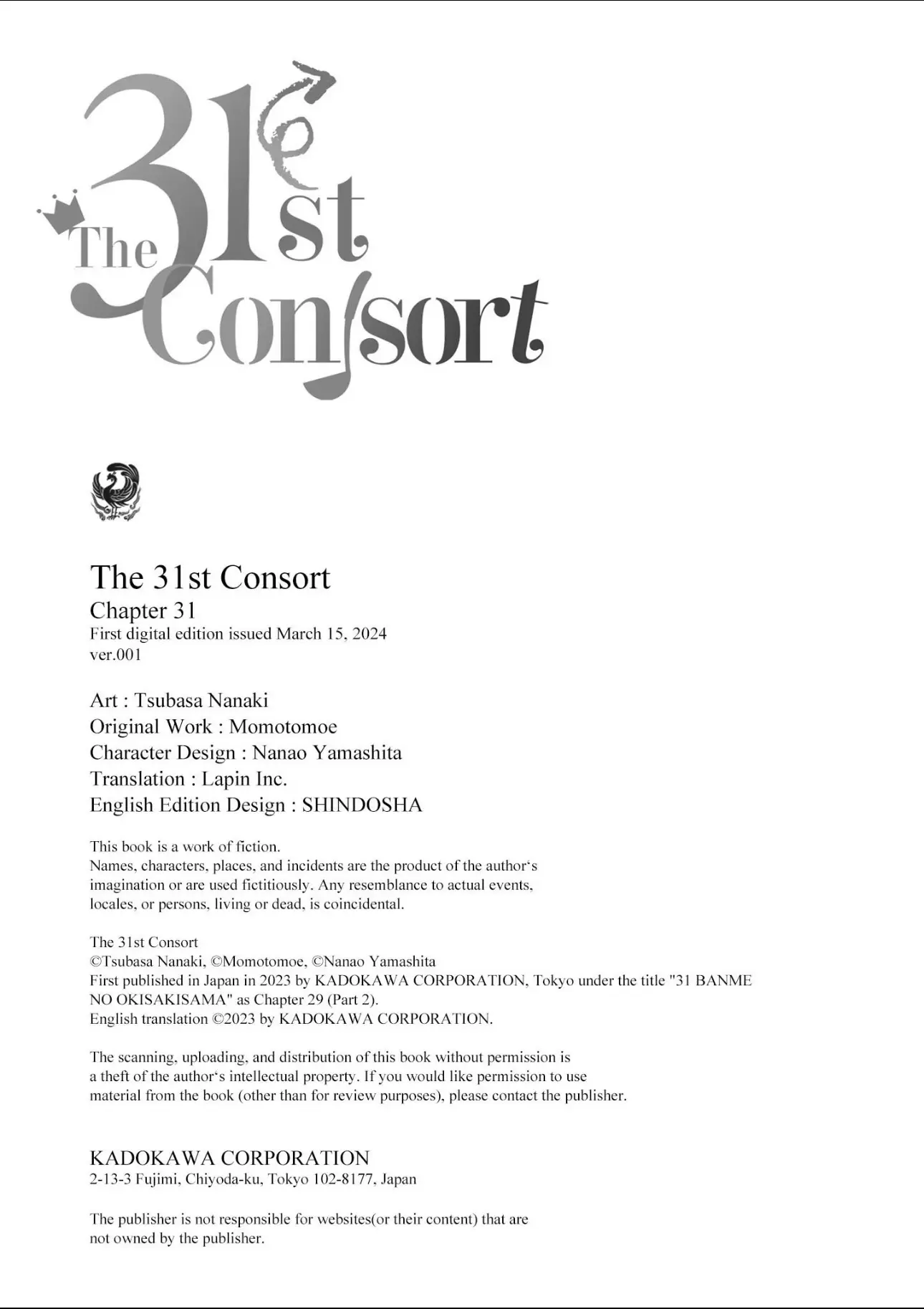 31St Consort - Chapter 31