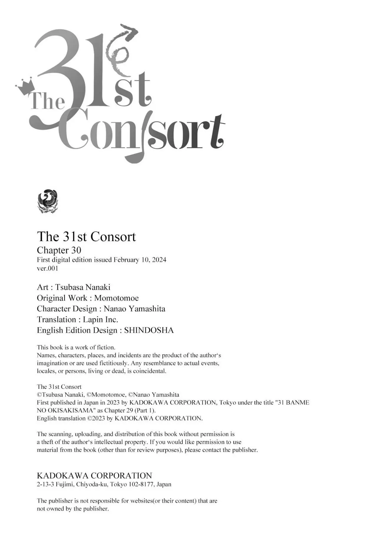 31St Consort - Chapter 30