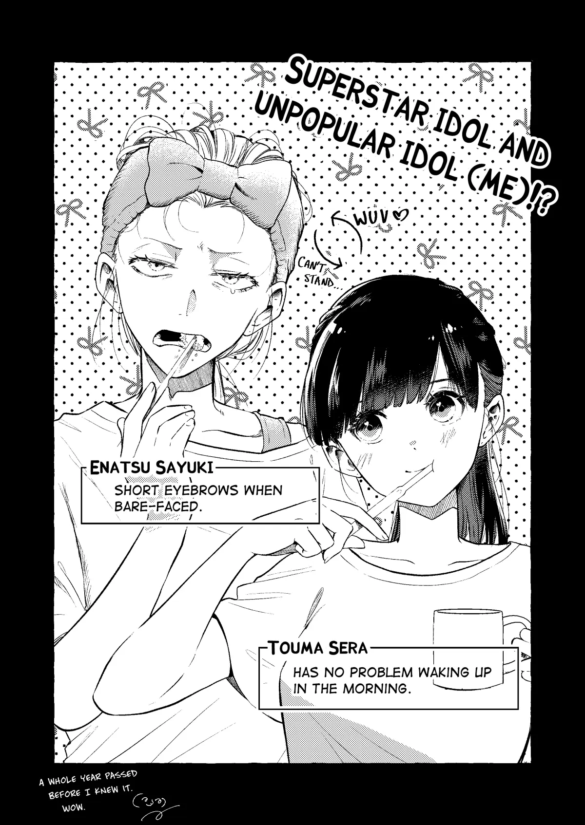 Oni Ure Idol Ga Kyou Mo Watashi Wo Oshitekuru (Pre-Serialization) - Chapter 14.1: Twitter Extras