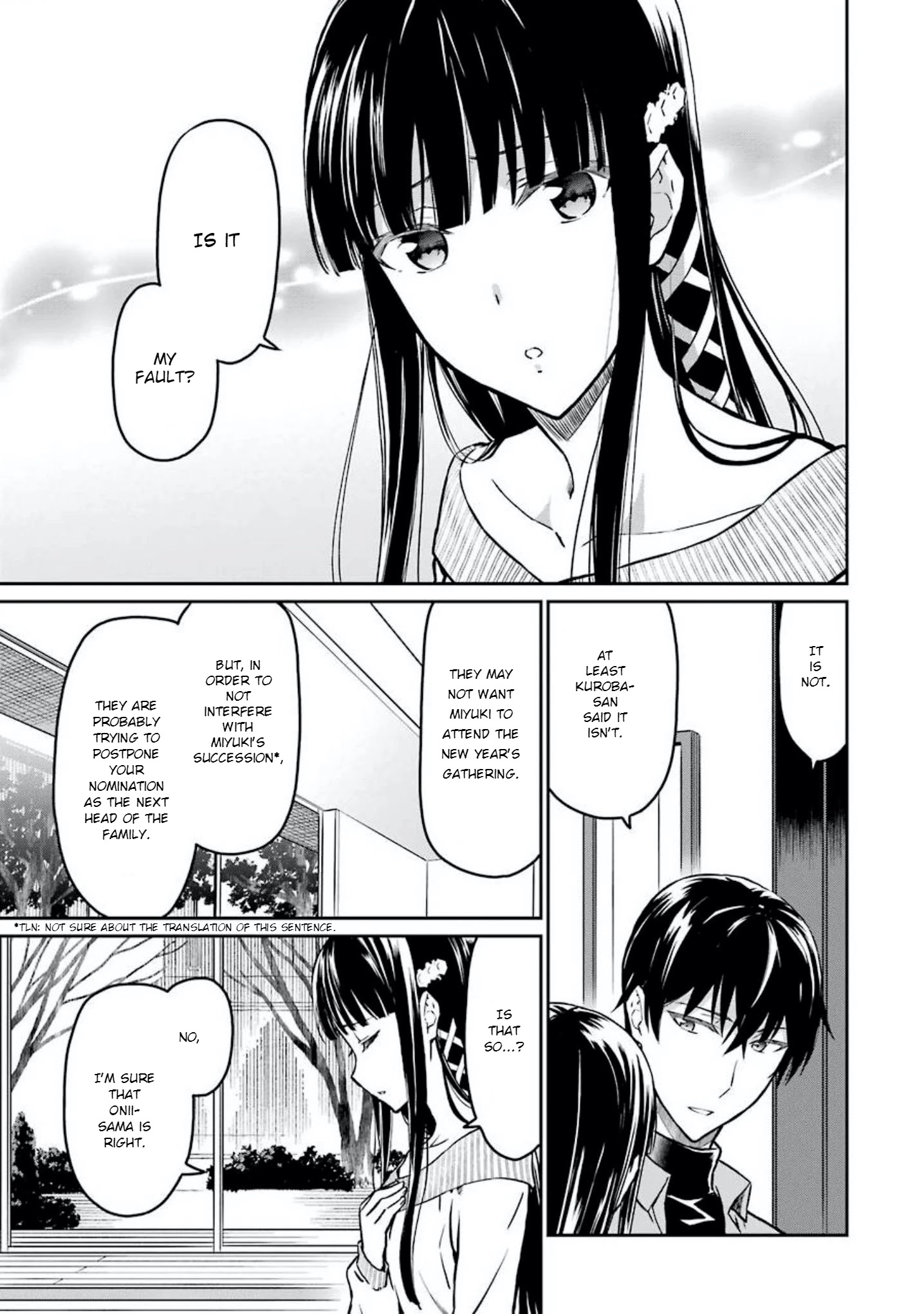 Mahouka Koukou No Rettousei - Yotsuba Keishou-Hen - Chapter 5: Induced To Stay (2)