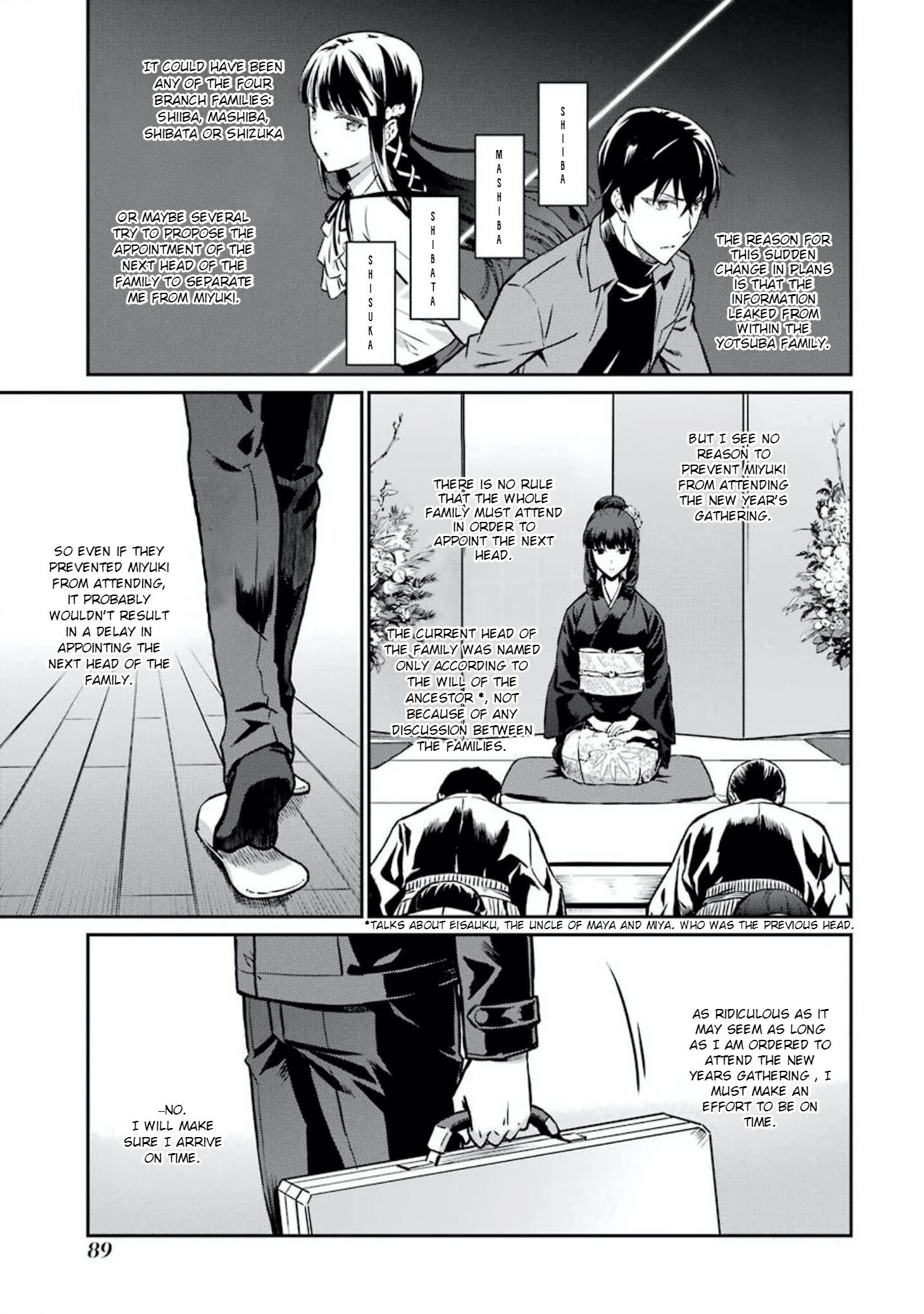 Mahouka Koukou No Rettousei - Yotsuba Keishou-Hen - Chapter 5: Induced To Stay (2)