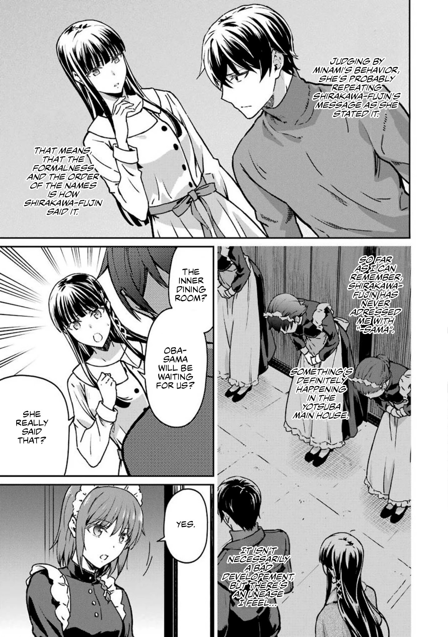 Mahouka Koukou No Rettousei - Yotsuba Keishou-Hen - Chapter 12: Unease