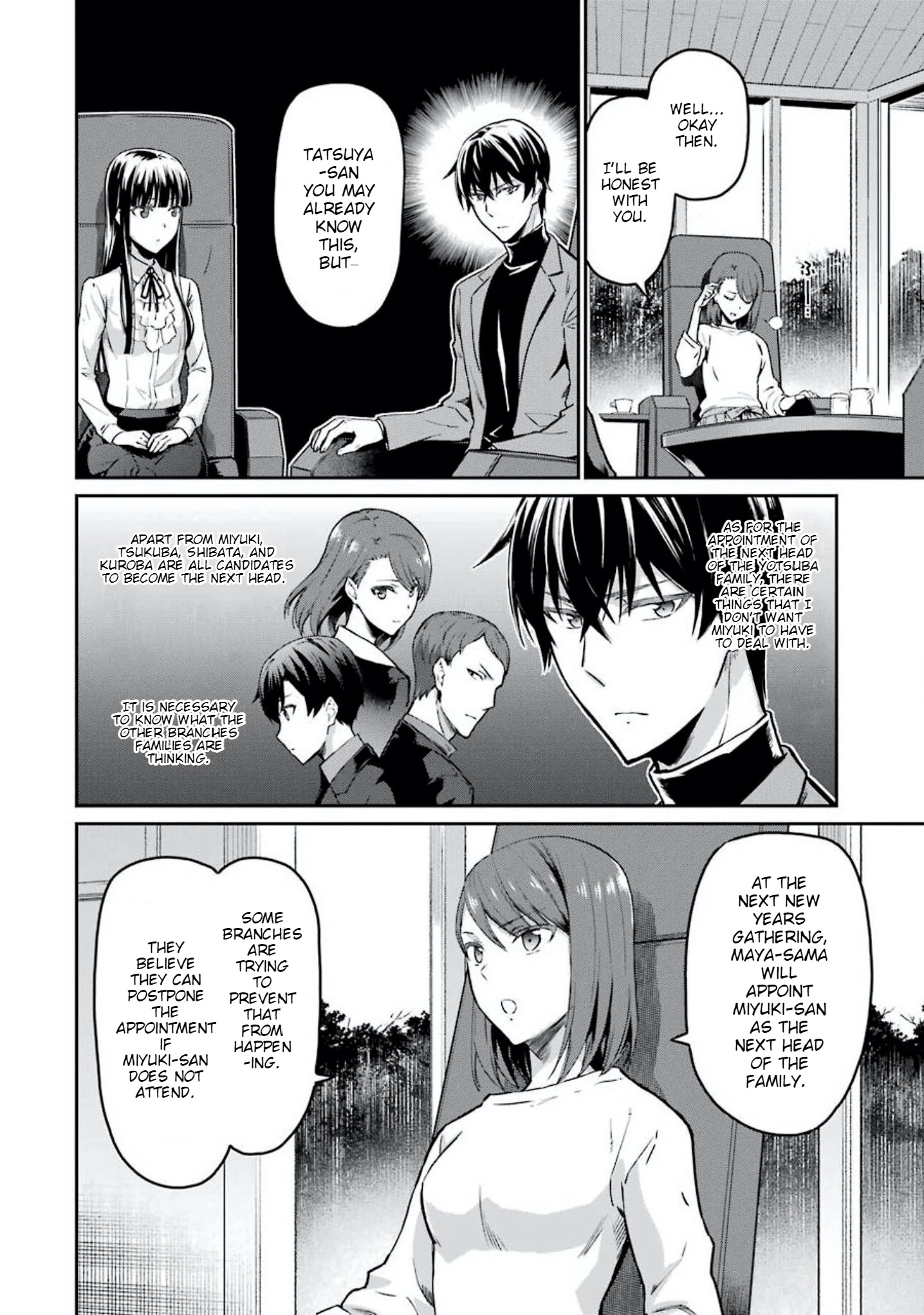 Mahouka Koukou No Rettousei - Yotsuba Keishou-Hen - Chapter 6: An Unwavering Determination