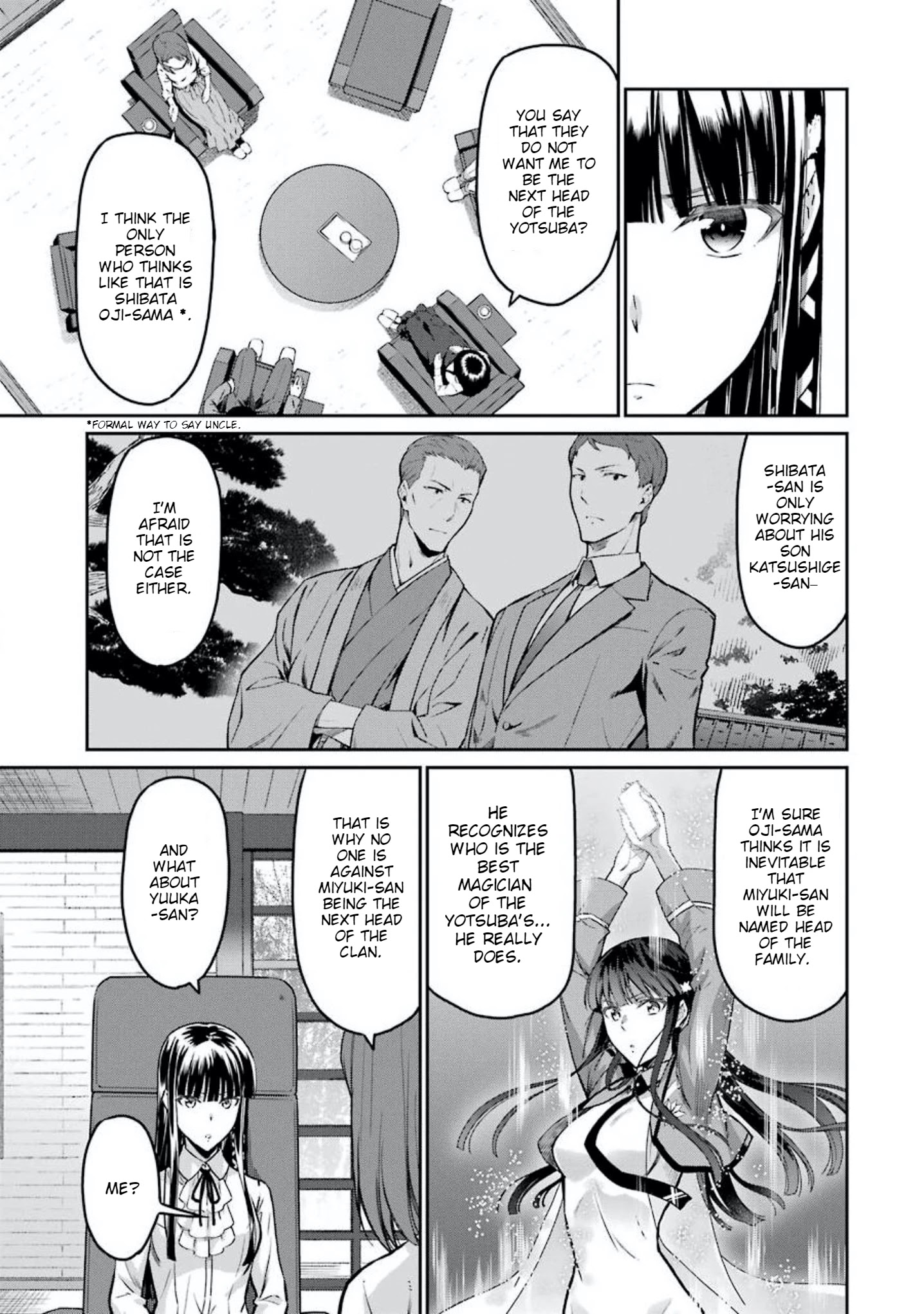 Mahouka Koukou No Rettousei - Yotsuba Keishou-Hen - Chapter 6: An Unwavering Determination