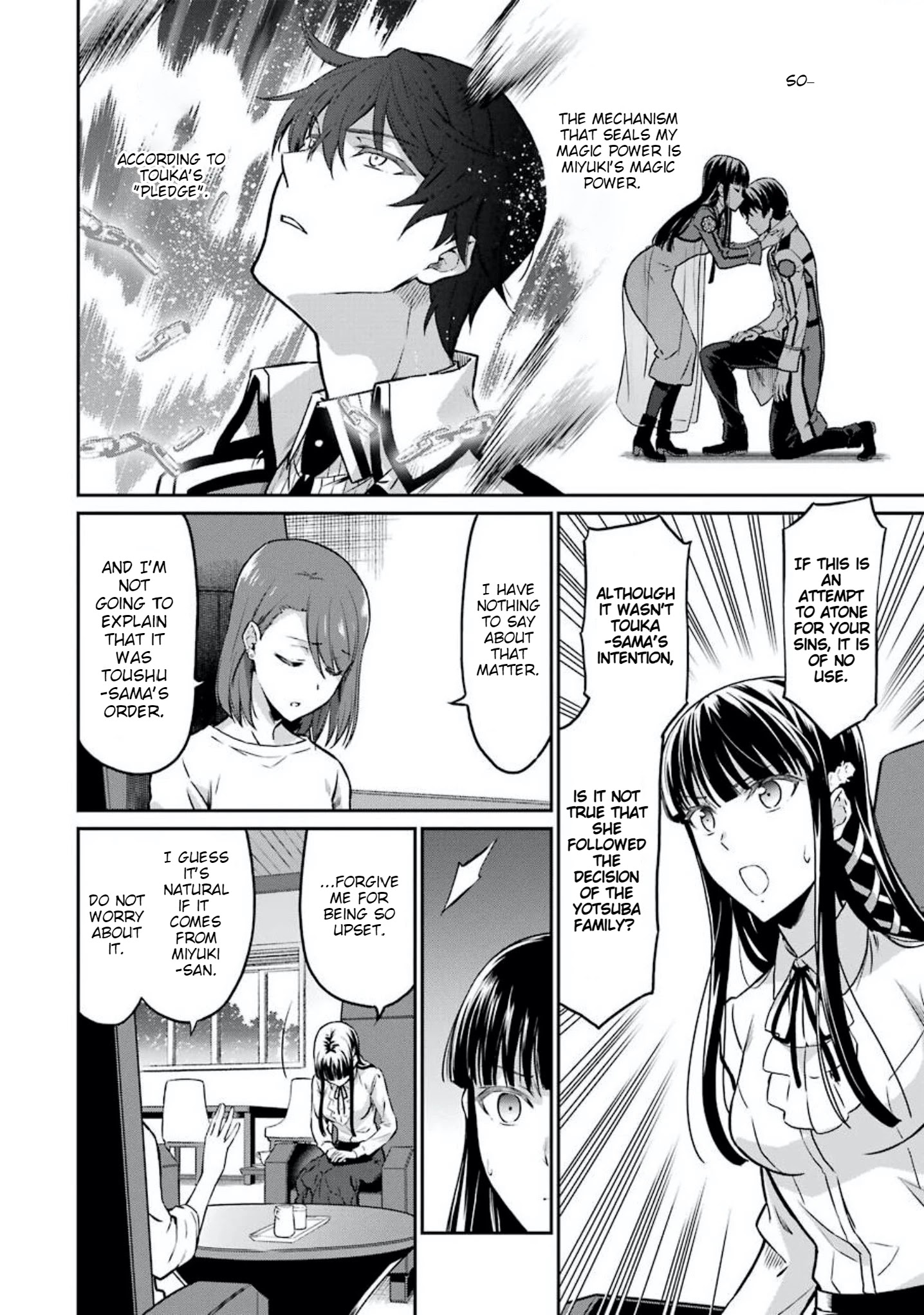 Mahouka Koukou No Rettousei - Yotsuba Keishou-Hen - Chapter 6: An Unwavering Determination