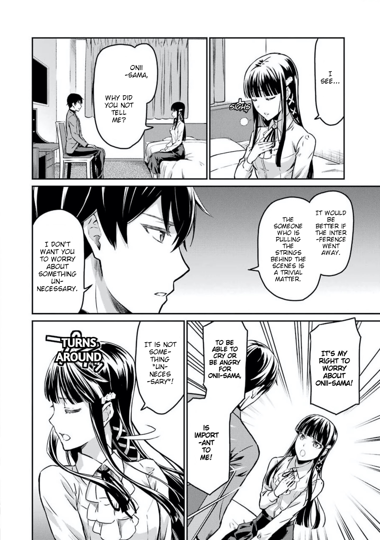 Mahouka Koukou No Rettousei - Yotsuba Keishou-Hen - Chapter 6: An Unwavering Determination