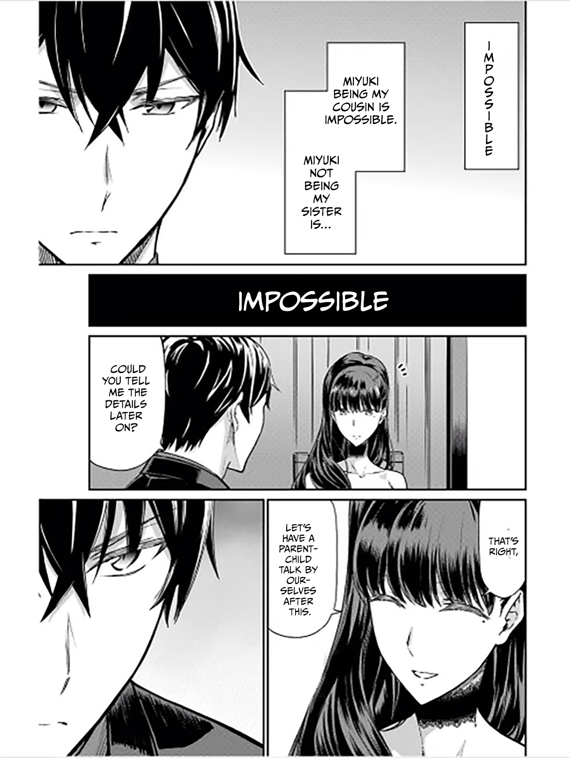 Mahouka Koukou No Rettousei - Yotsuba Keishou-Hen - Vol.3 Chapter 18: The Truth Of The Siblings (2)