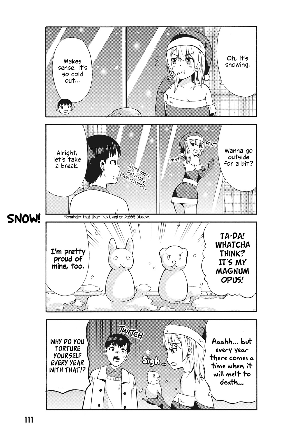 Usami-San Ha Kamawaretai! - Chapter 62: I Wanna Get Into The Christmas Spirit!